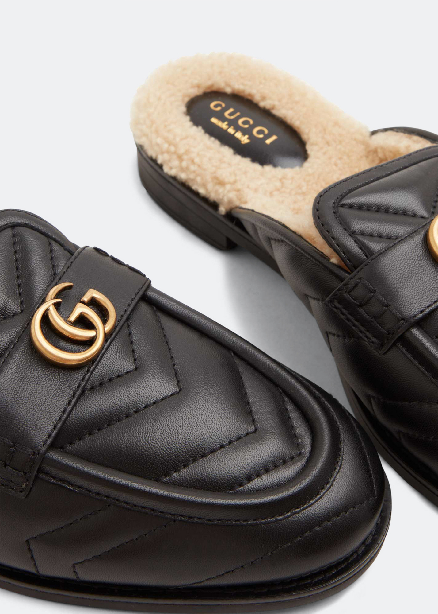 

Double G slippers, Black