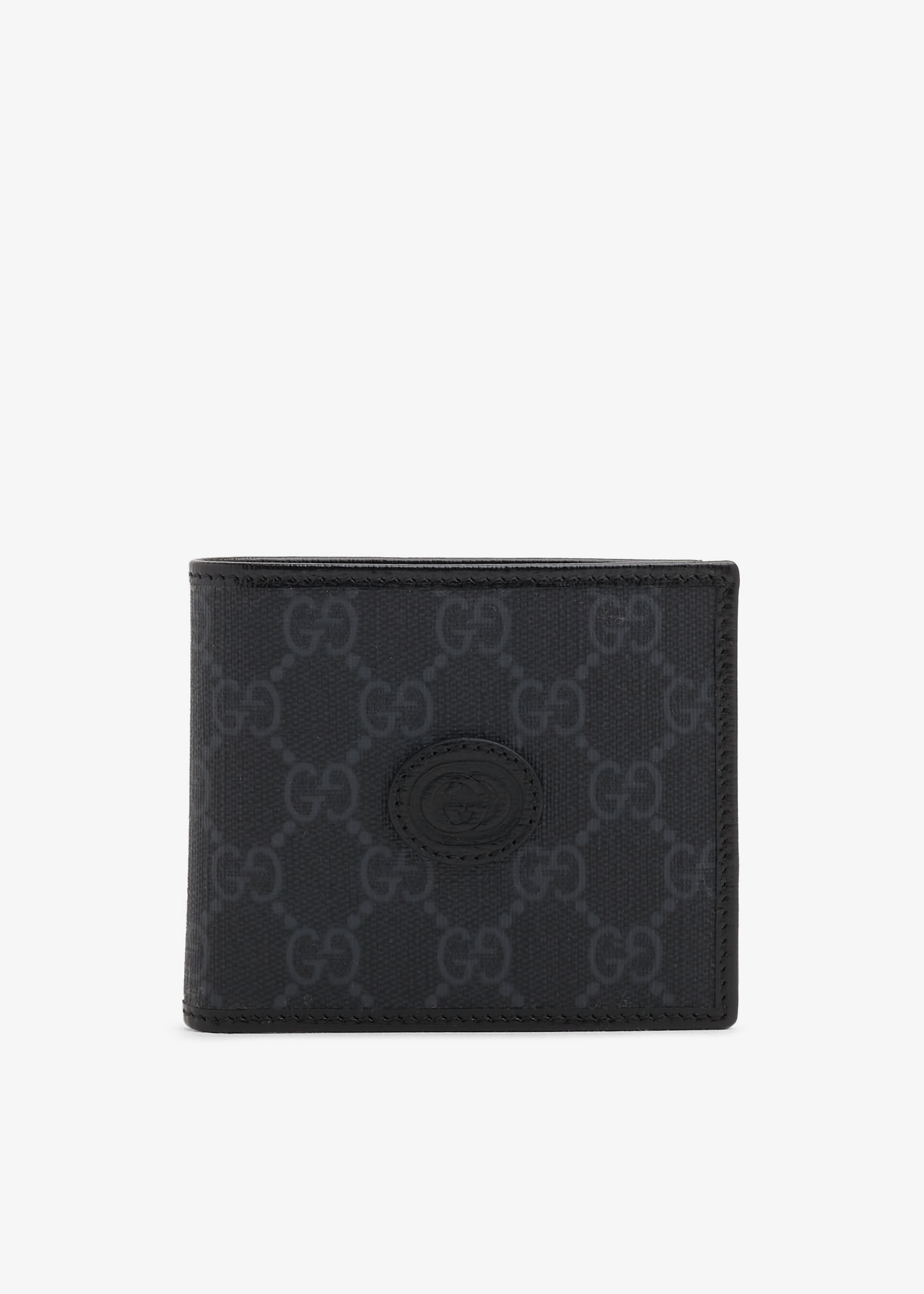 

Interlocking G wallet, Black