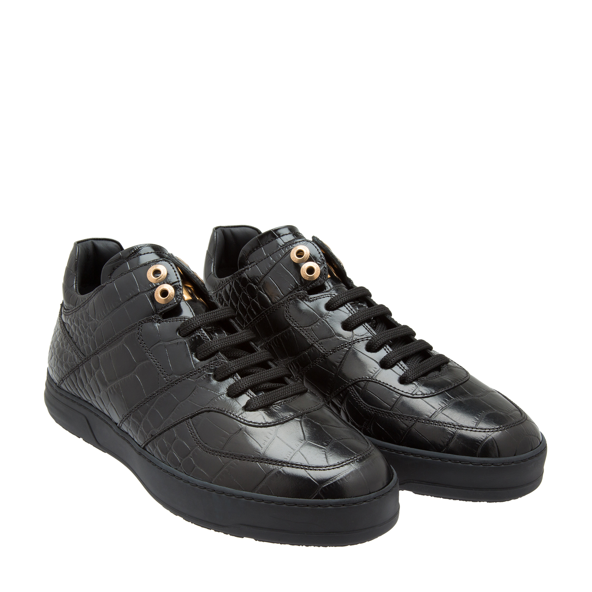 

Leather sneakers, Black