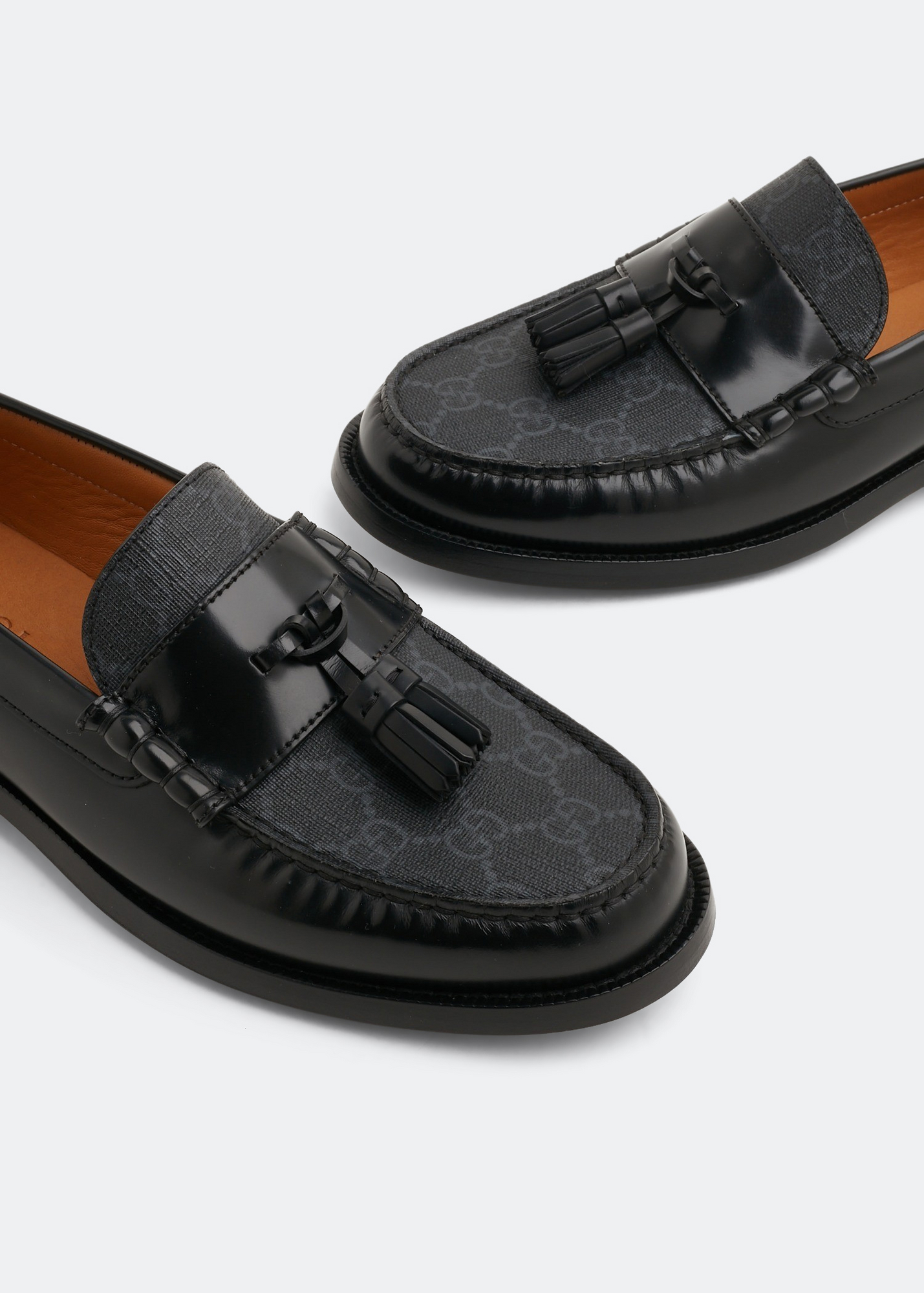 

GG tassel loafers, Black