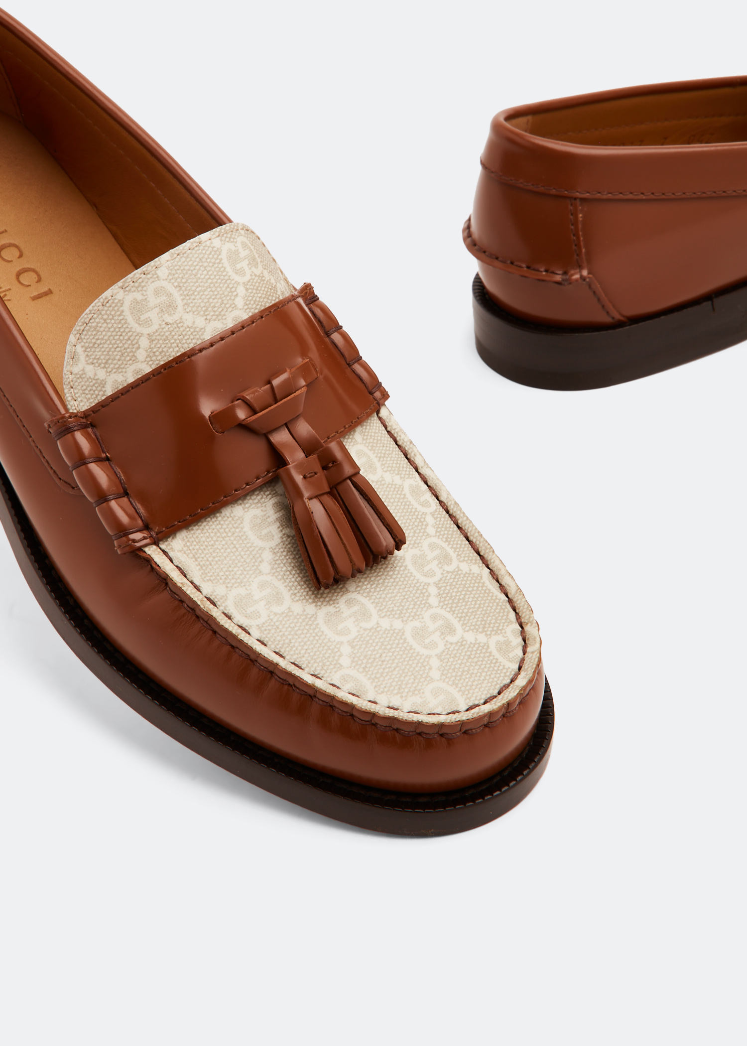 

GG tassel loafers, Brown