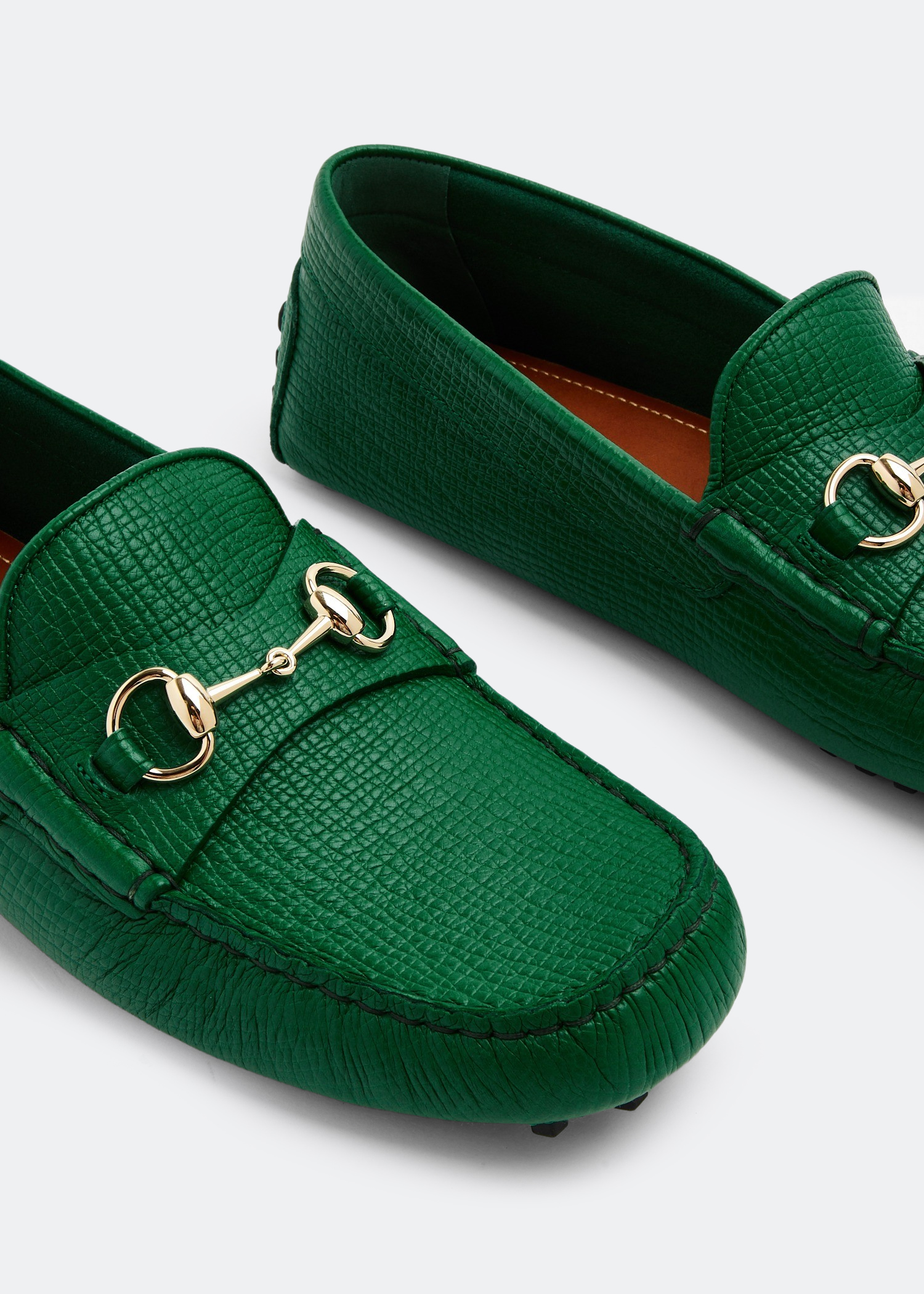 

Horsebit driver loafers, Green