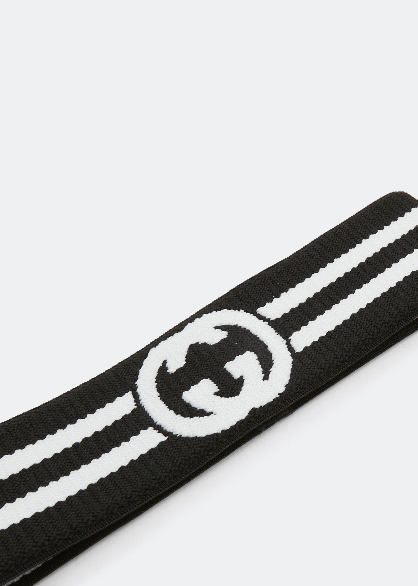 

Interlocking G stripe headband, Black