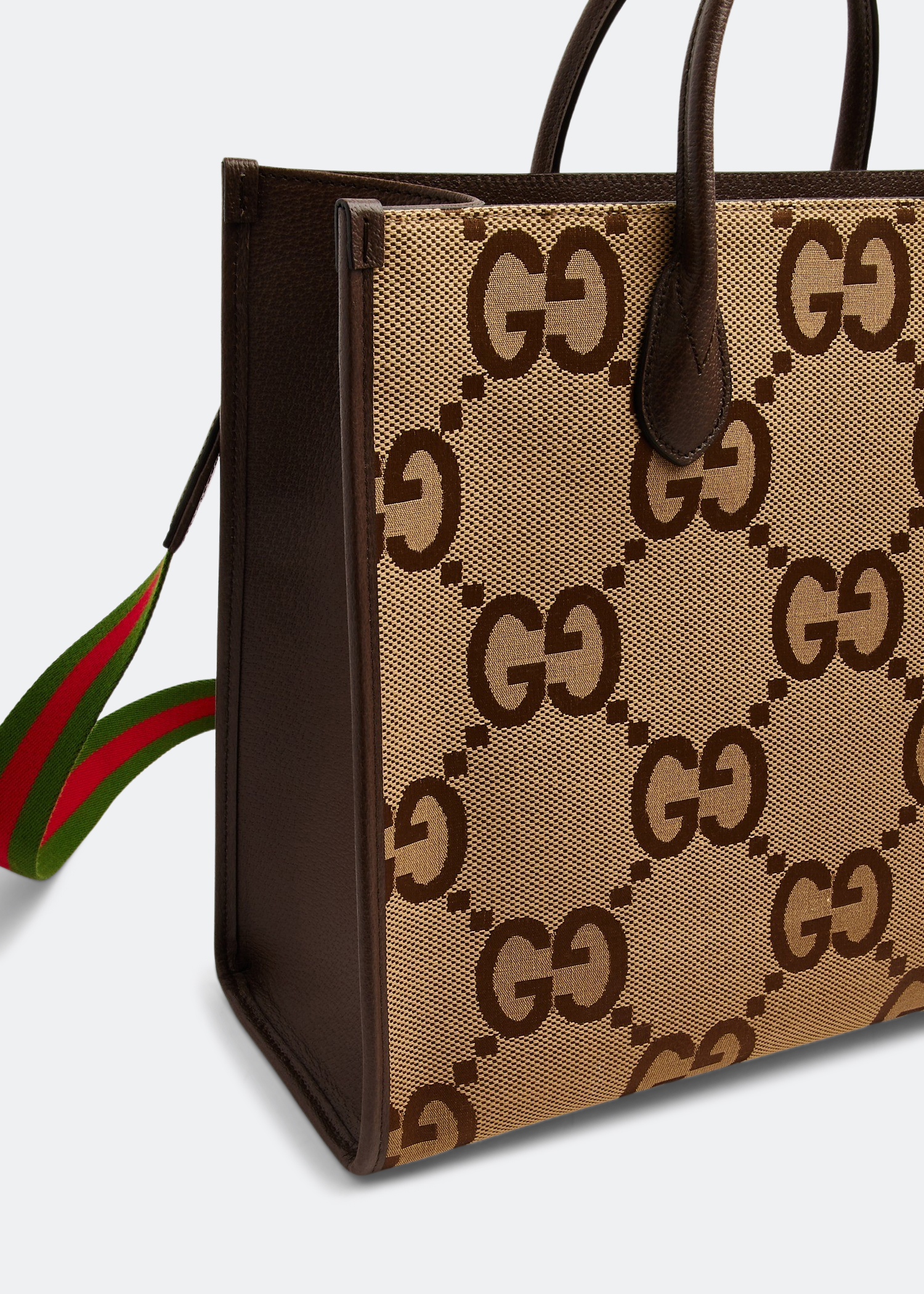 

Jumbo GG tote bag, Brown