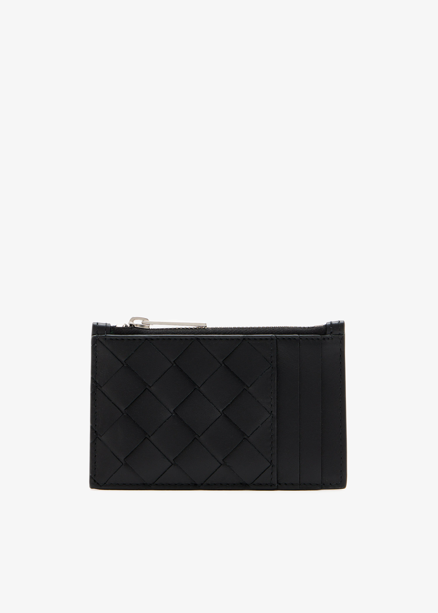 

Zipped card case, Black