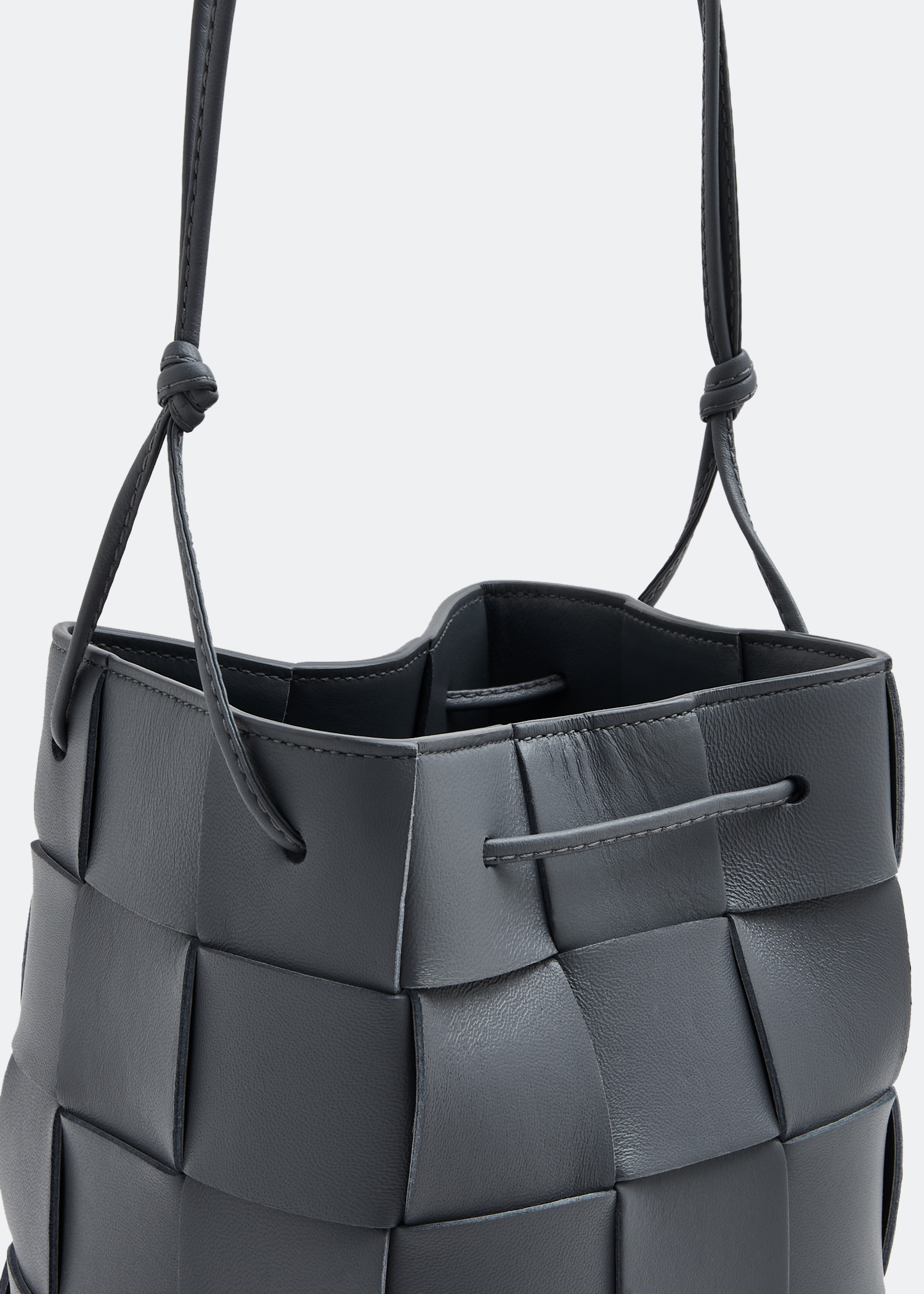 

Small Cassette bucket bag, Grey