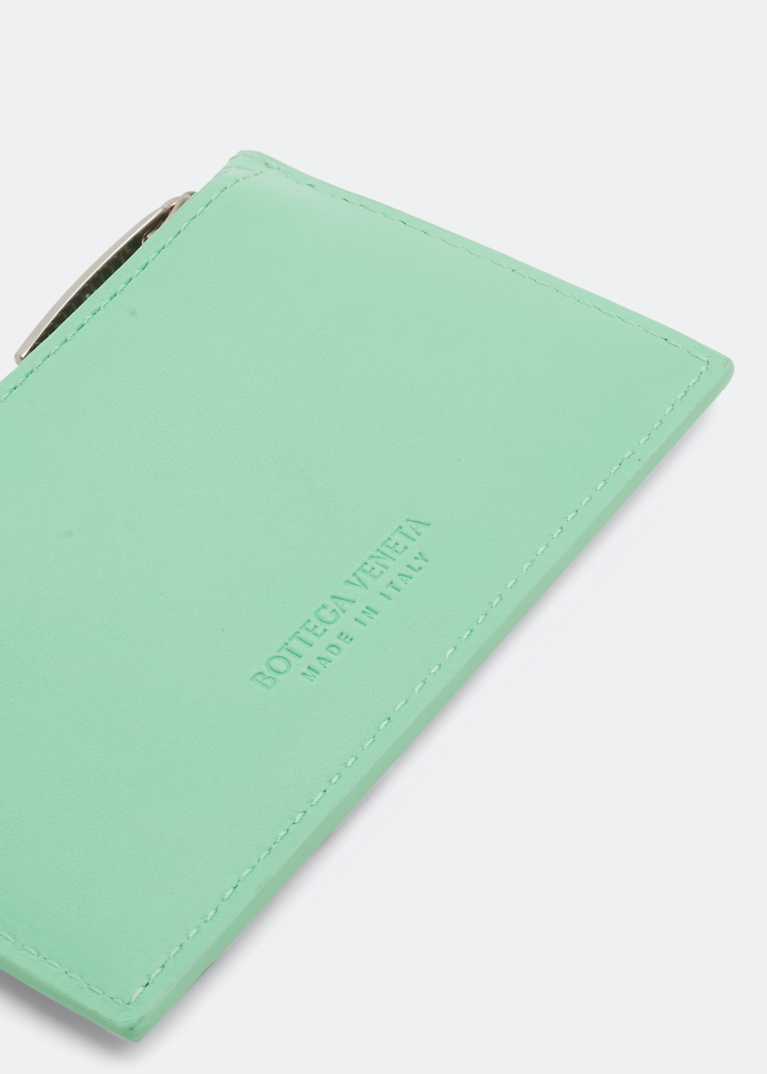 

Zipped card case, Green