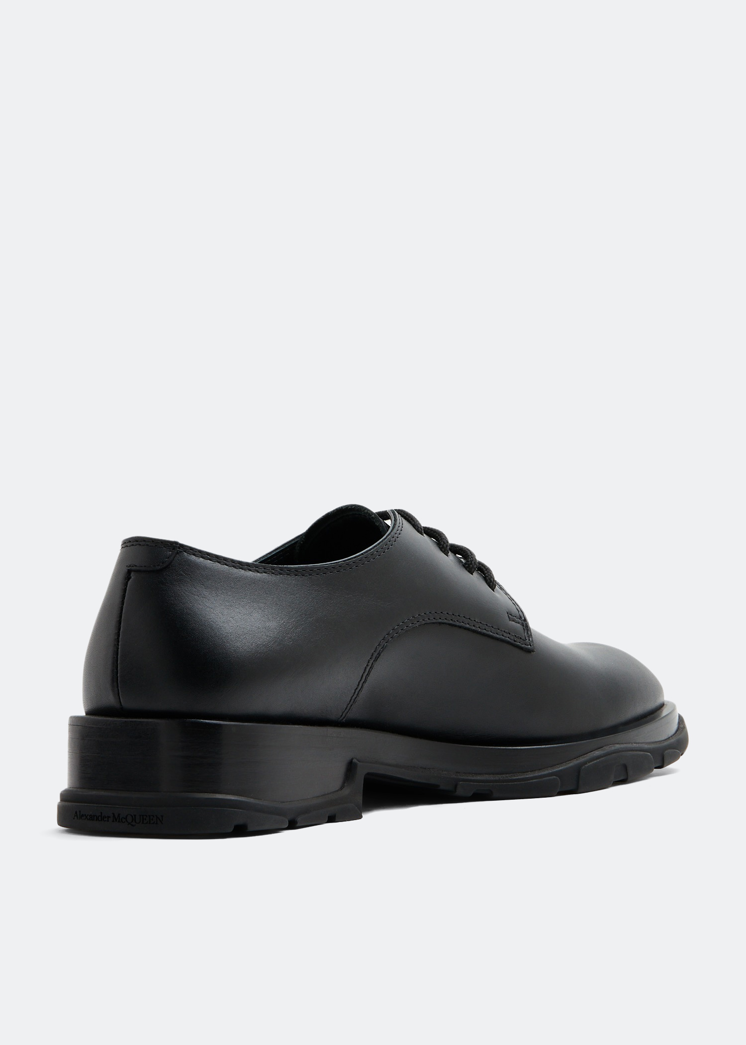 

Slim Tread Derby shoes, Black