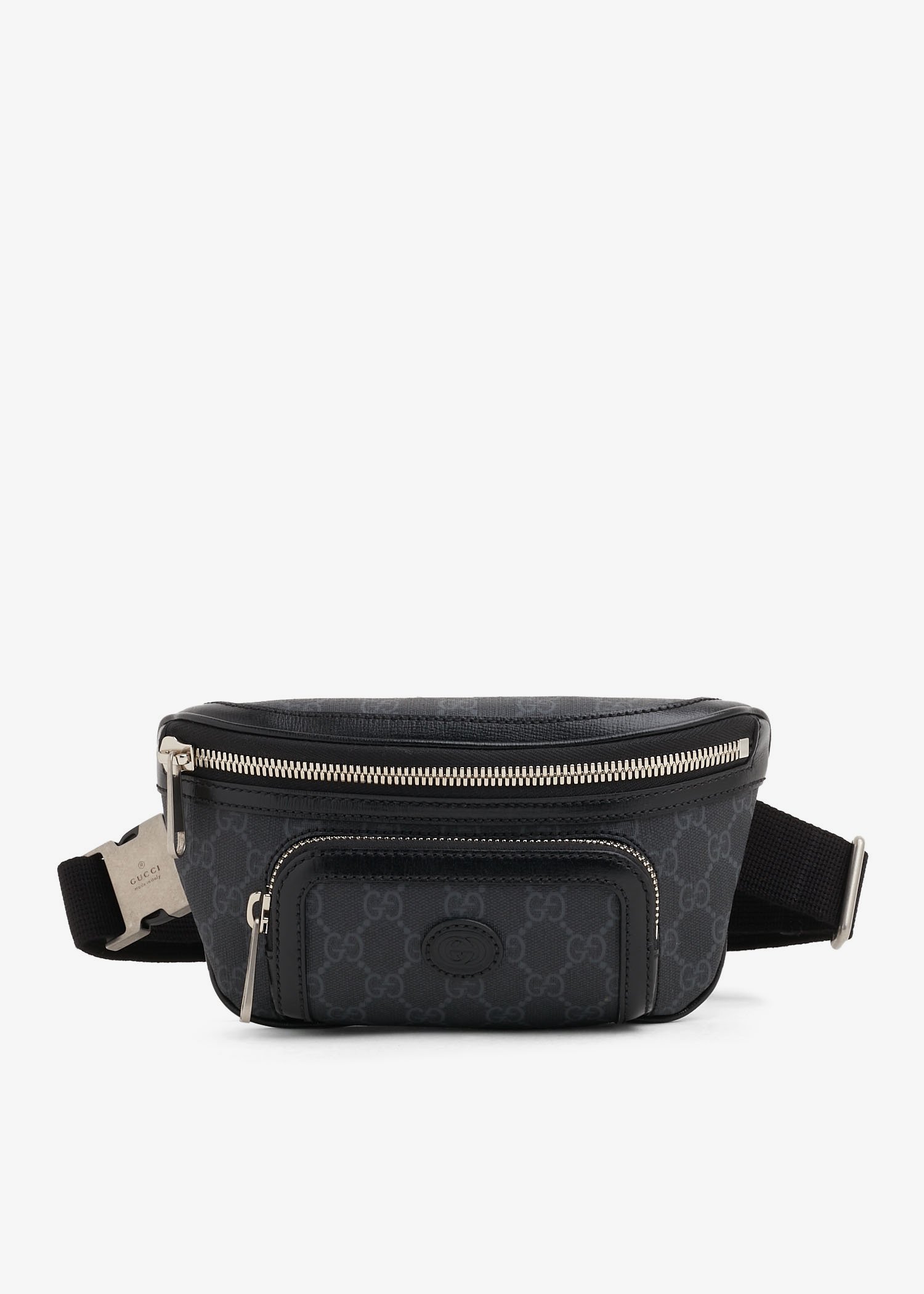 

Interlocking G belt bag, Black