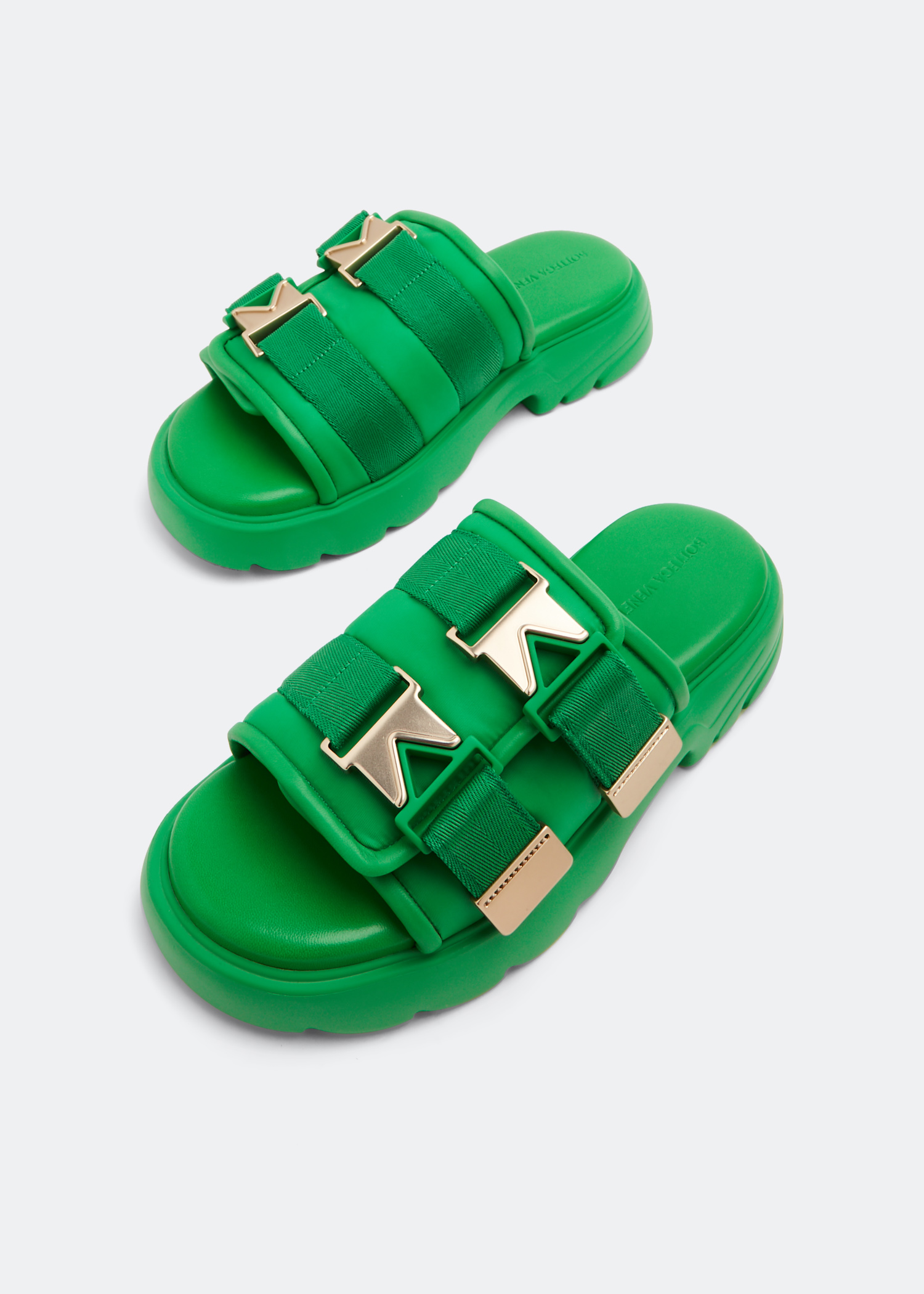 

Flash slide sandals, Green