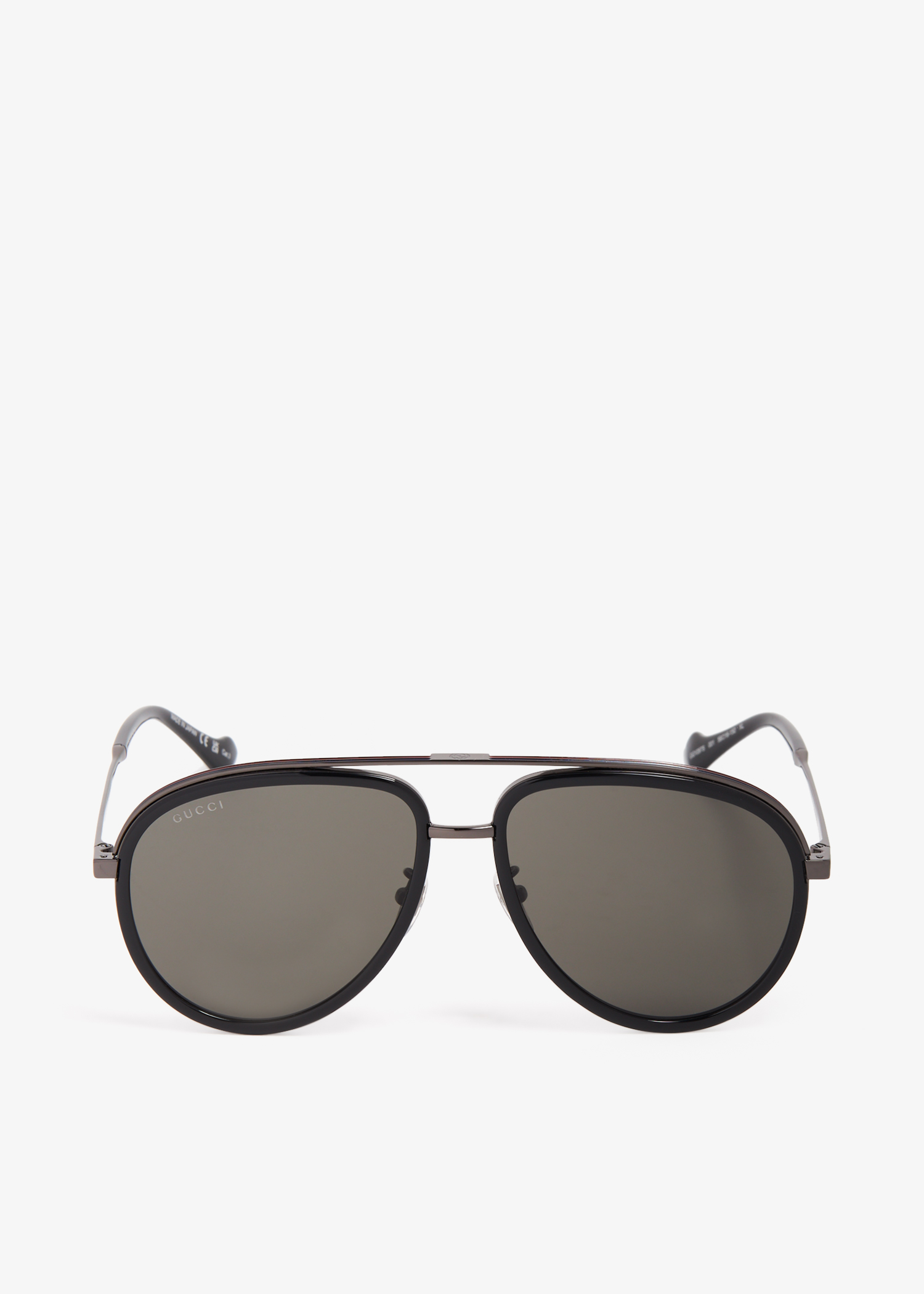 

Aviator frame sunglasses, Grey