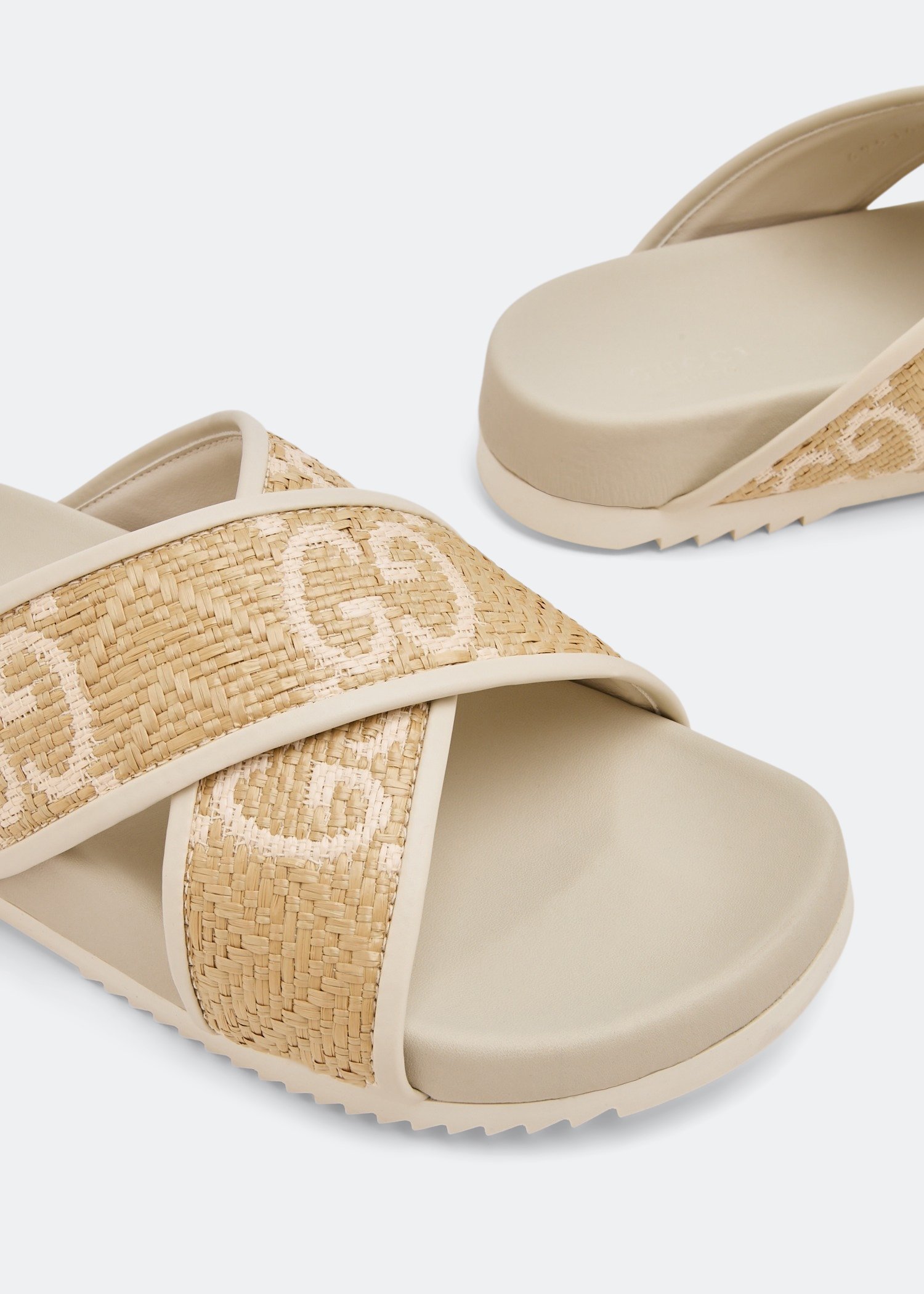 

GG slide sandals, Beige