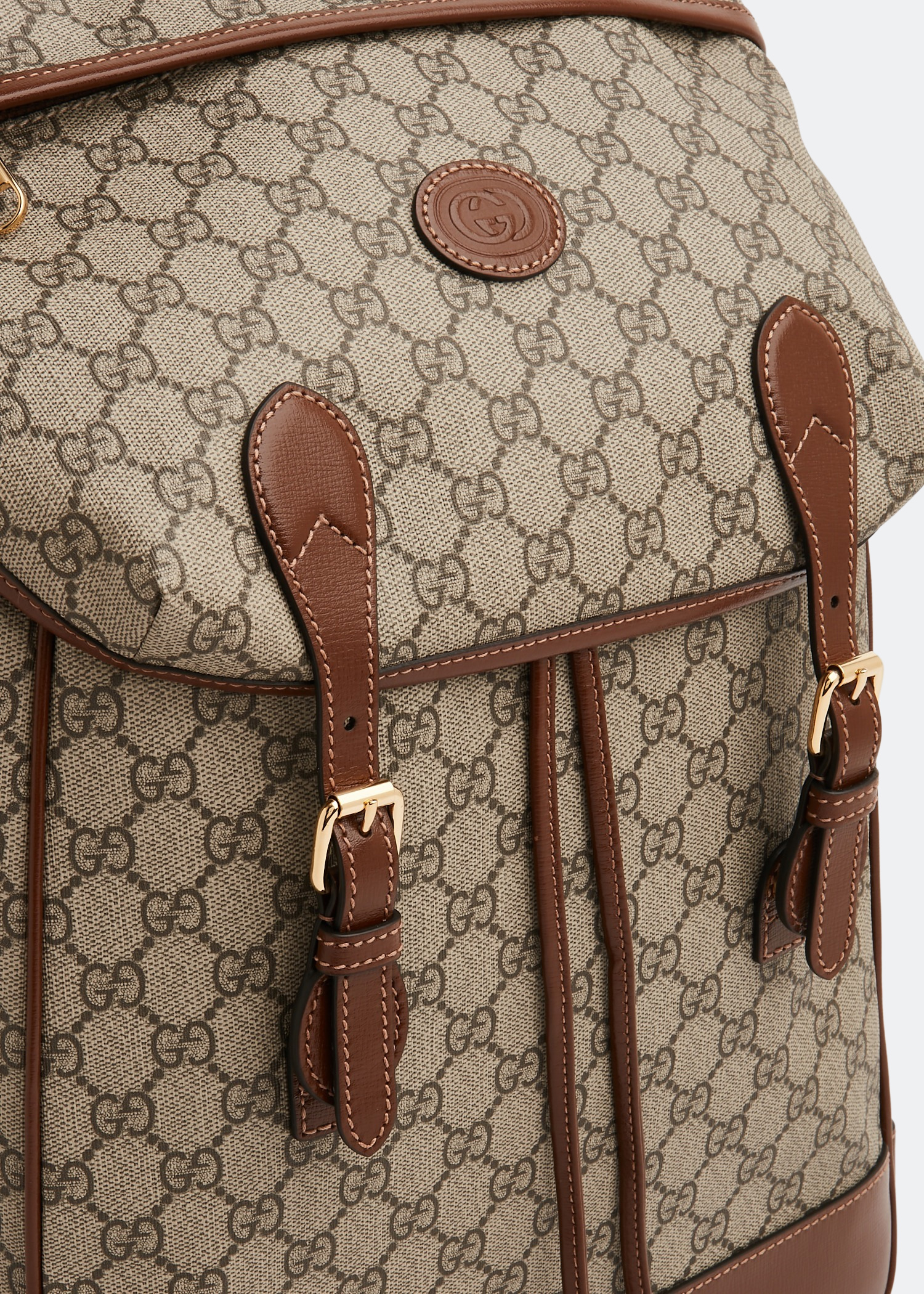 

Interlocking G medium backpack, Prints