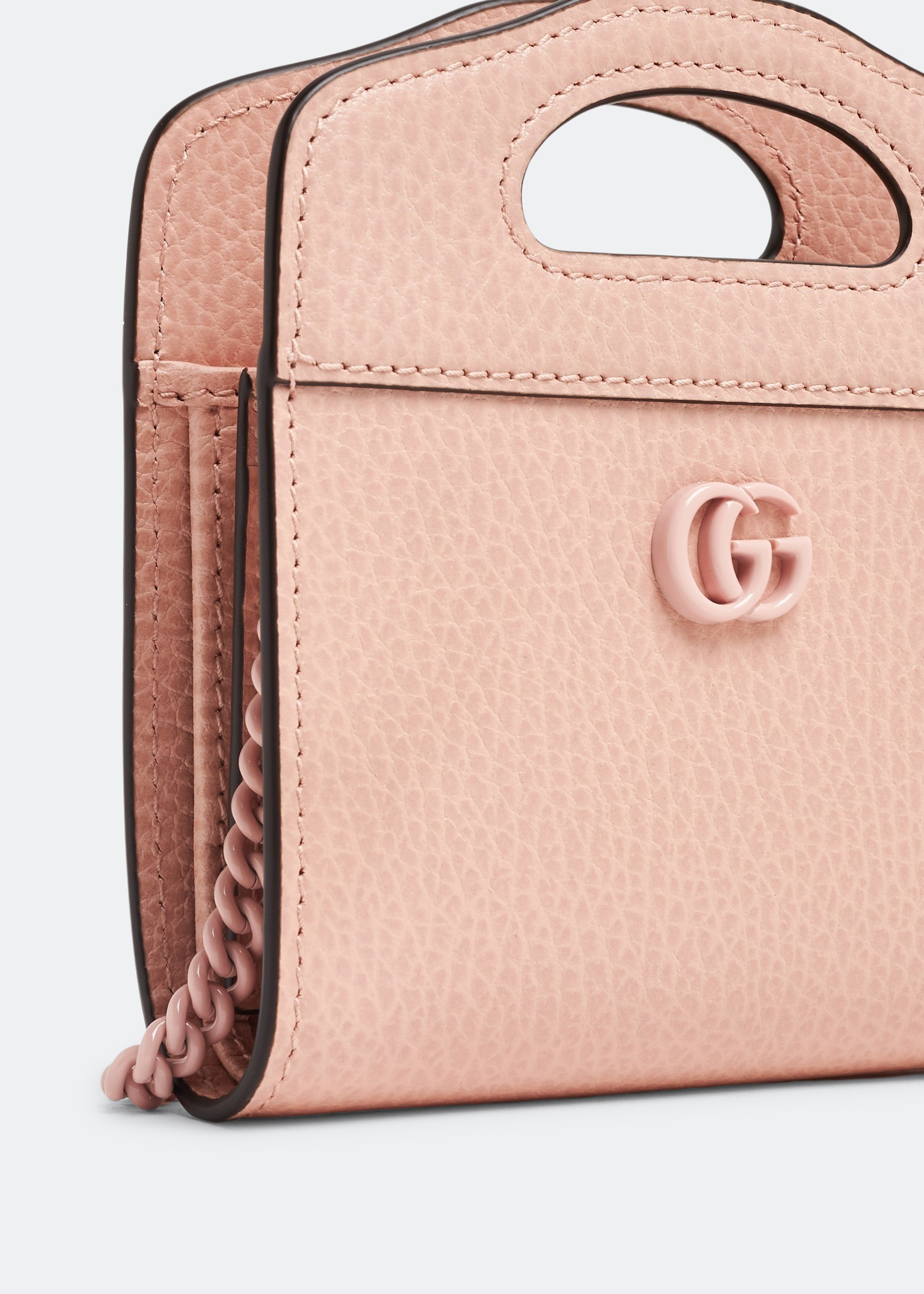 

GG Marmont top-handle mini wallet, Pink