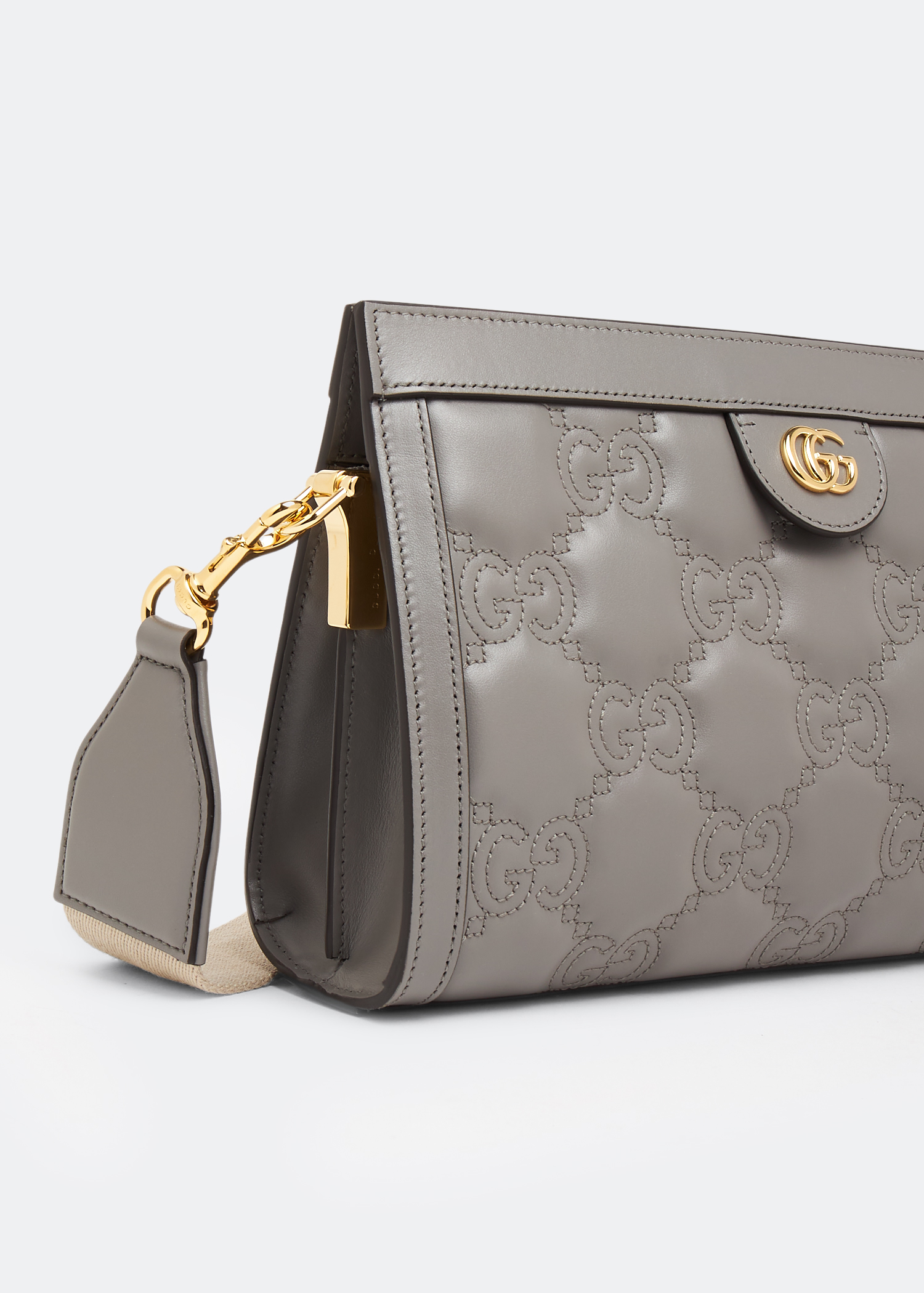 

GG Matelassé small bag, Grey