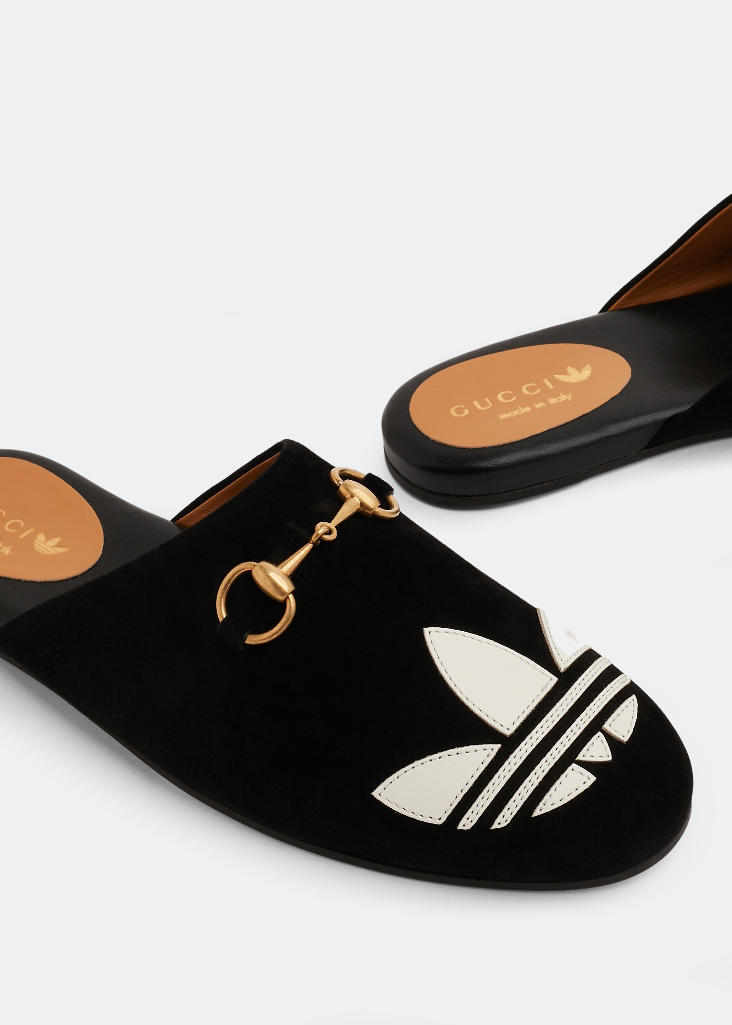 

x adidas Trefoil slippers, Black