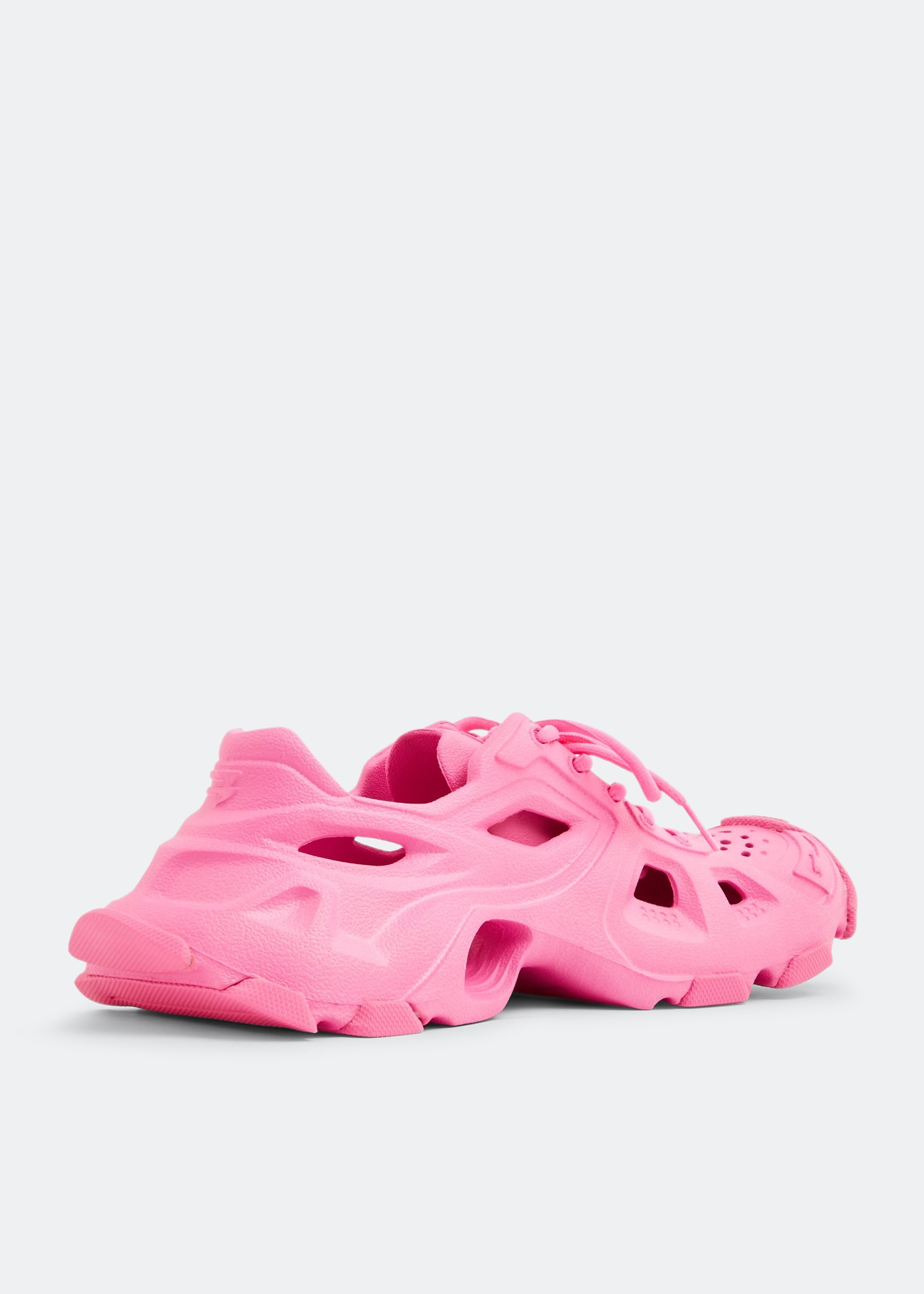 

HD lace-up sneakers, Pink