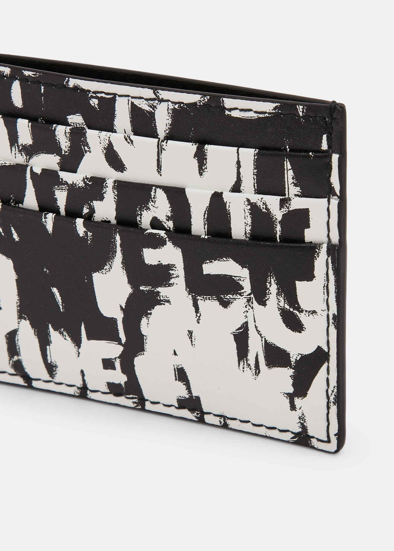 

Graffiti card holder, Black