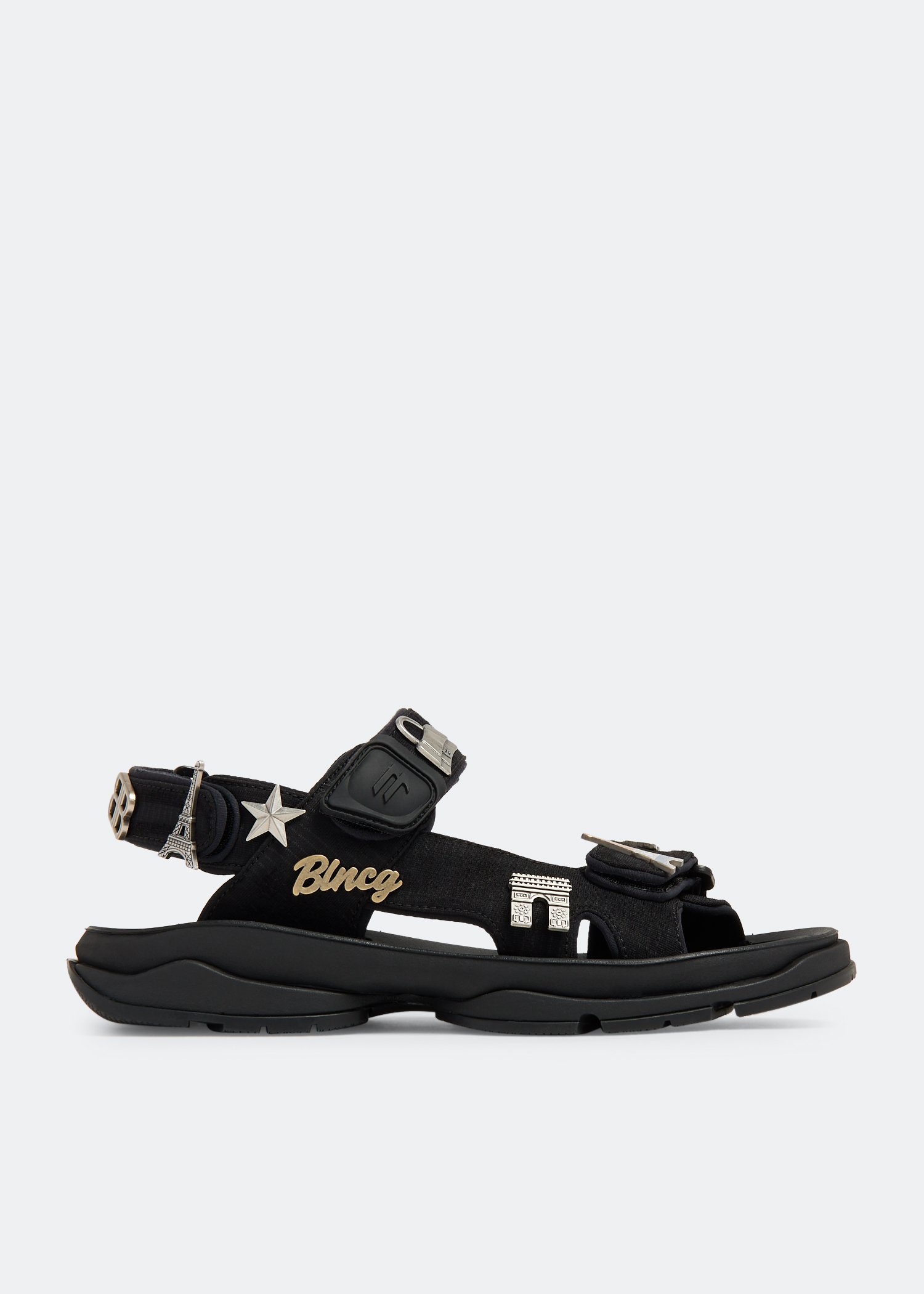 

Tourist sandals, Black