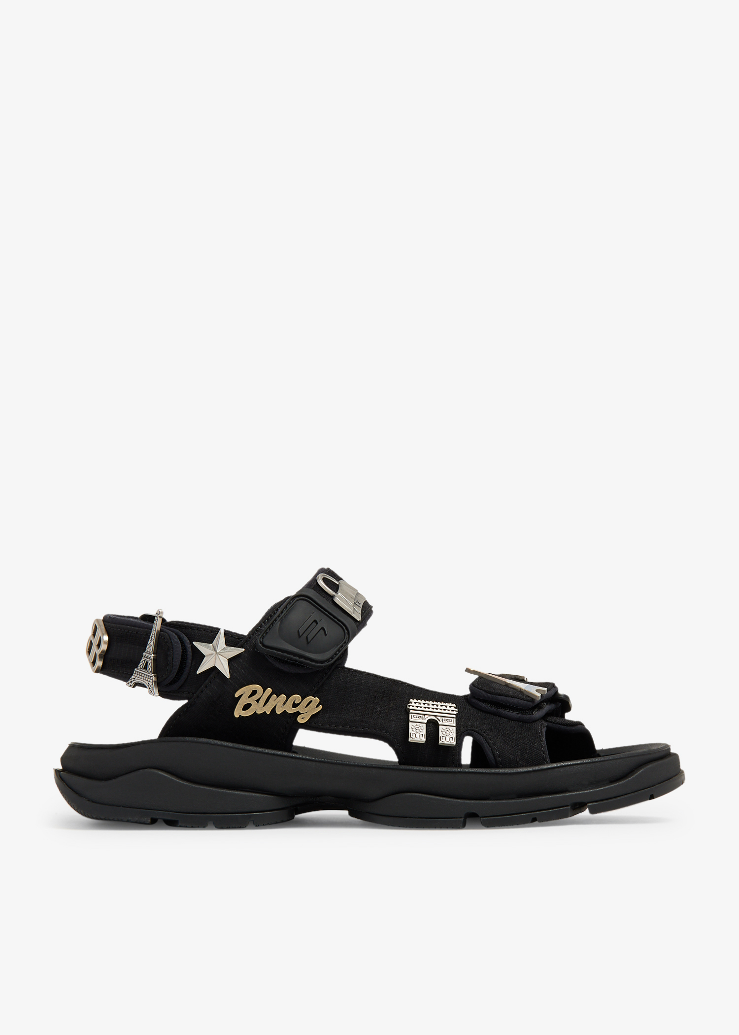 

Tourist sandals, Black