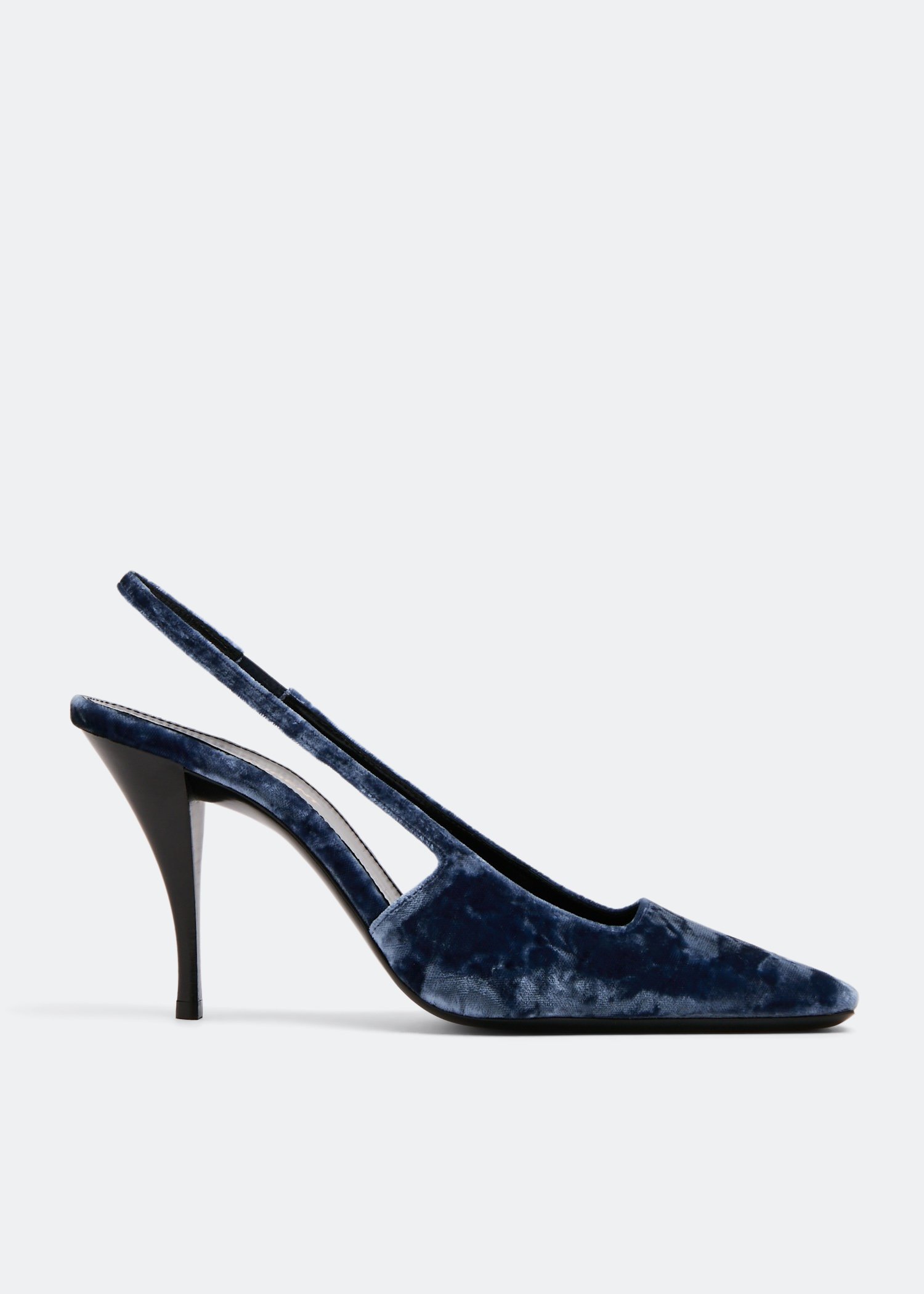 

Blade slingback pumps, Blue