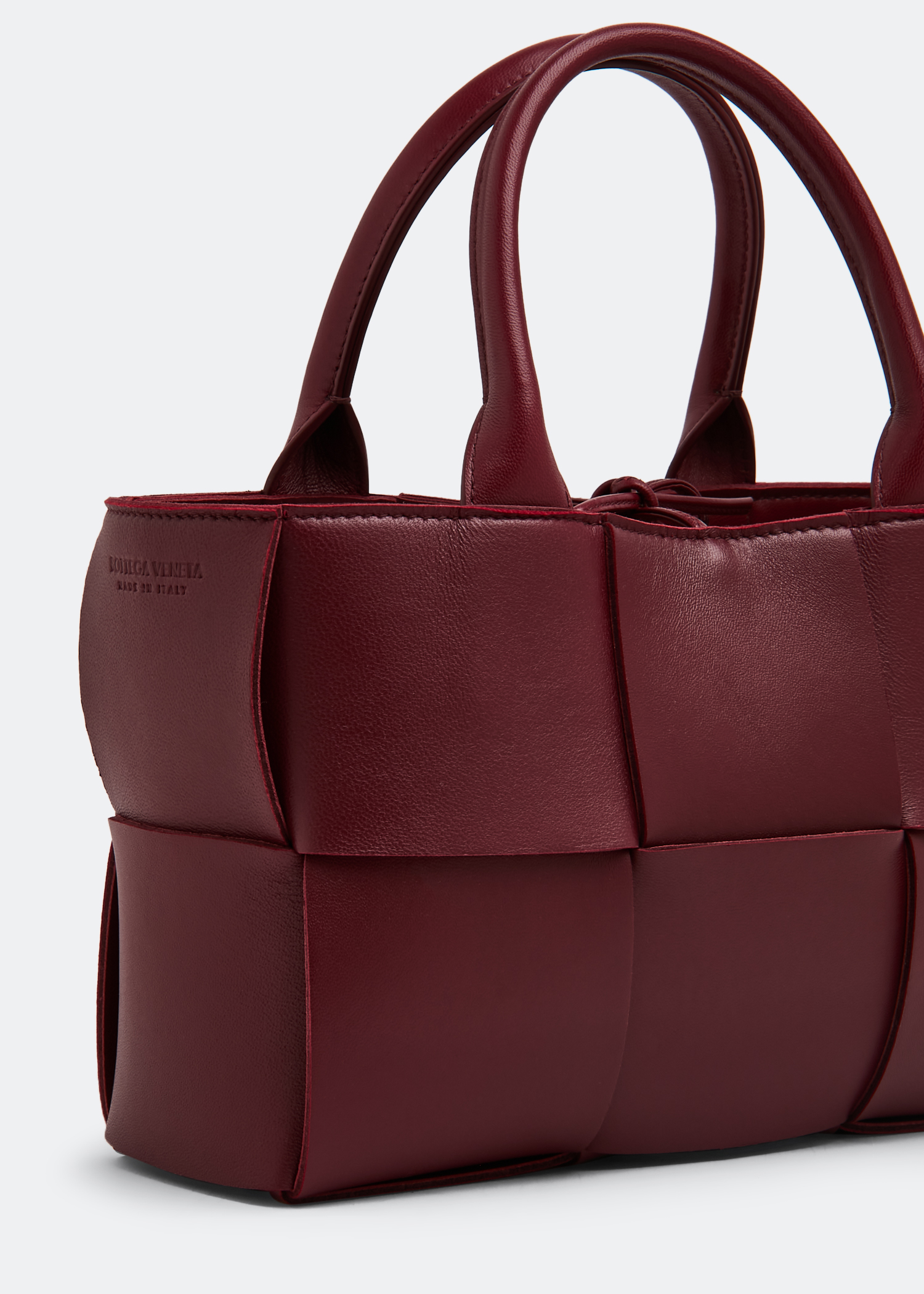 

Mini Arco tote bag, Burgundy