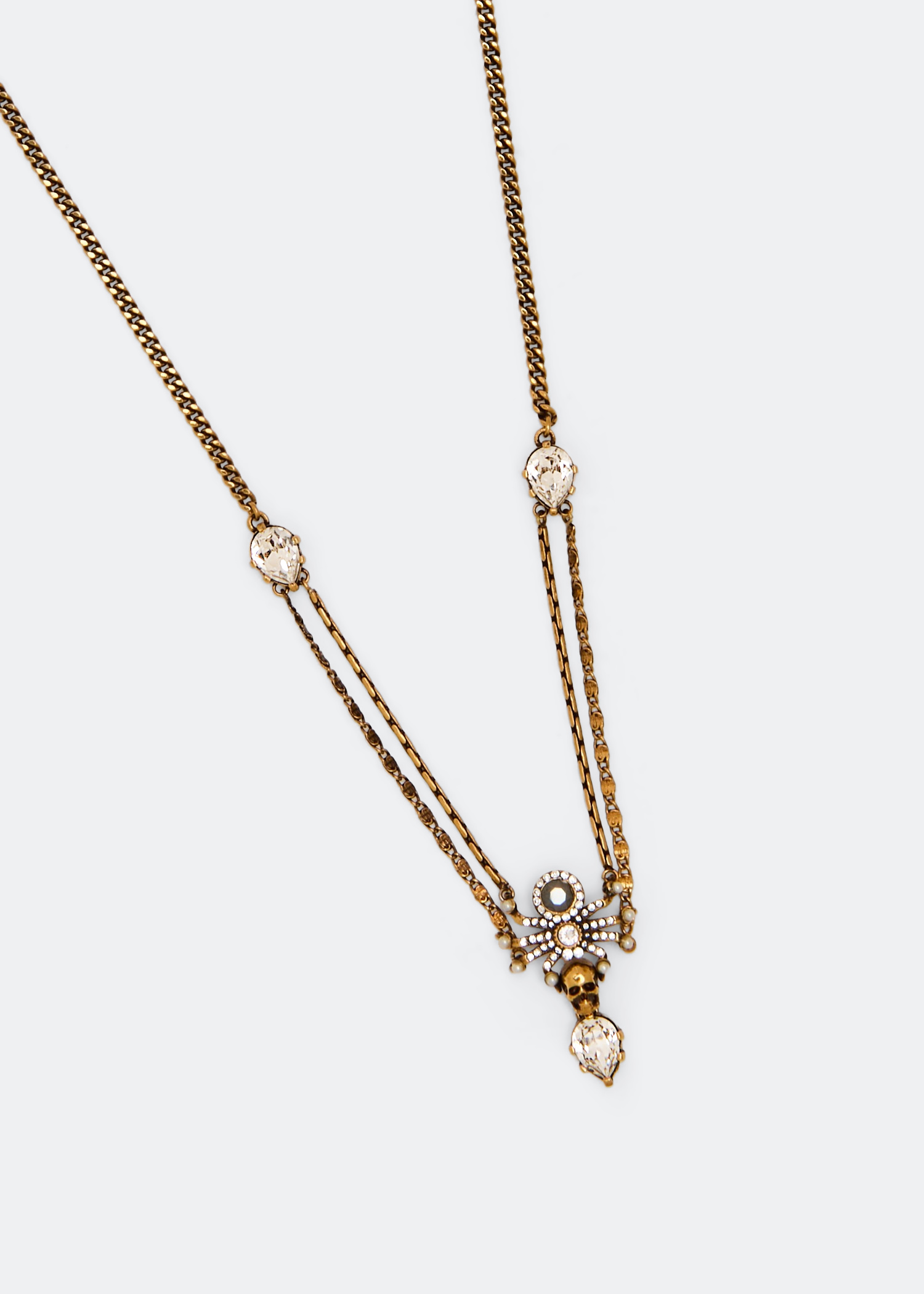 

Jewelled Spider necklace, Gold
