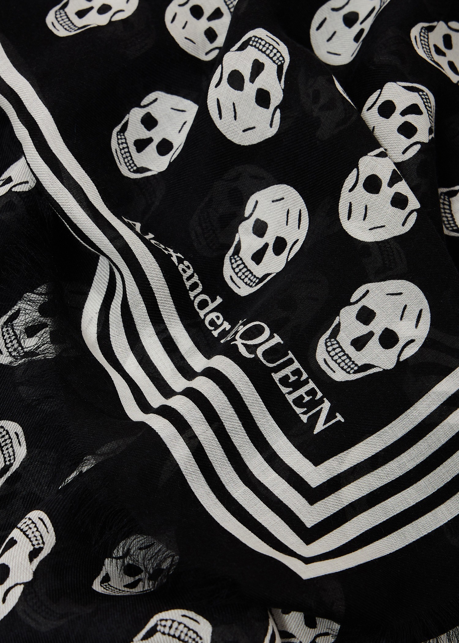 

Biker skull scarf, Black