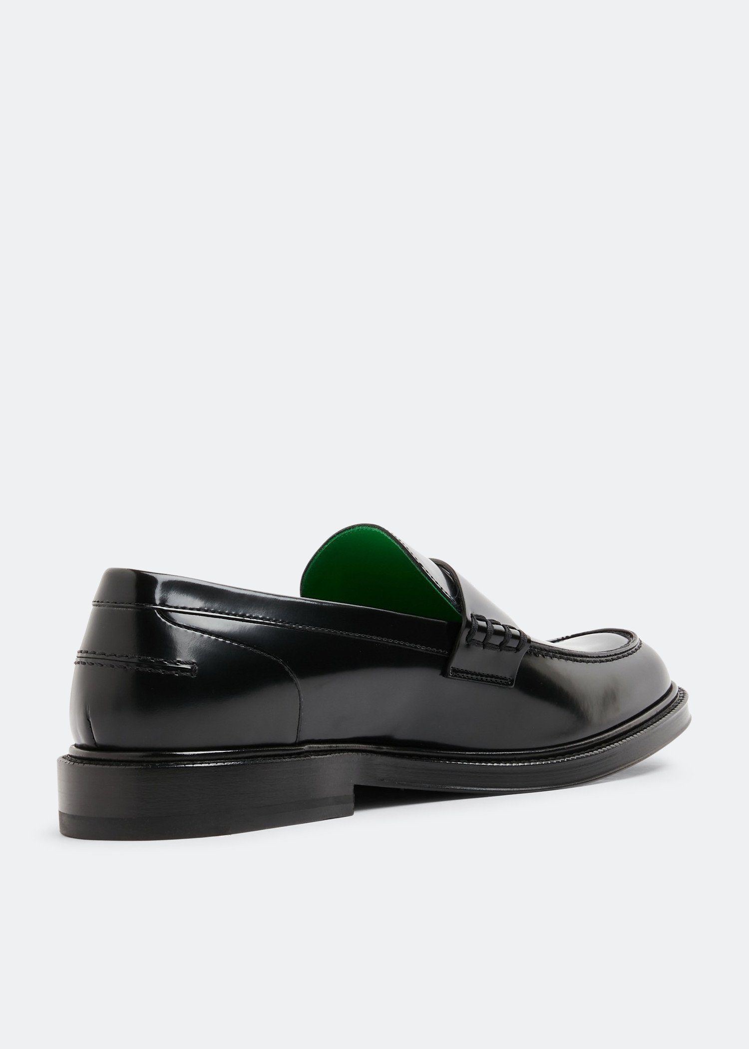 

Tie loafers, Black
