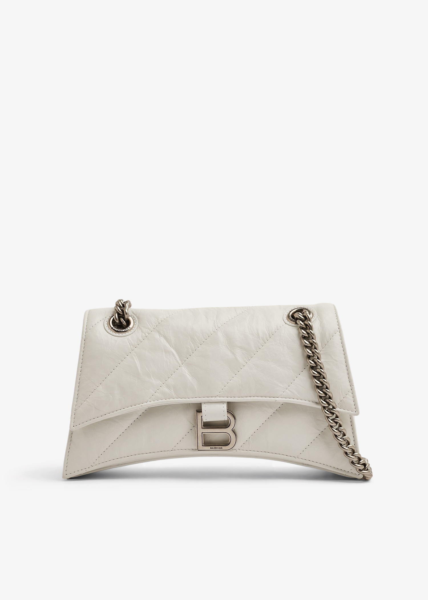 

Crush small chain bag, White