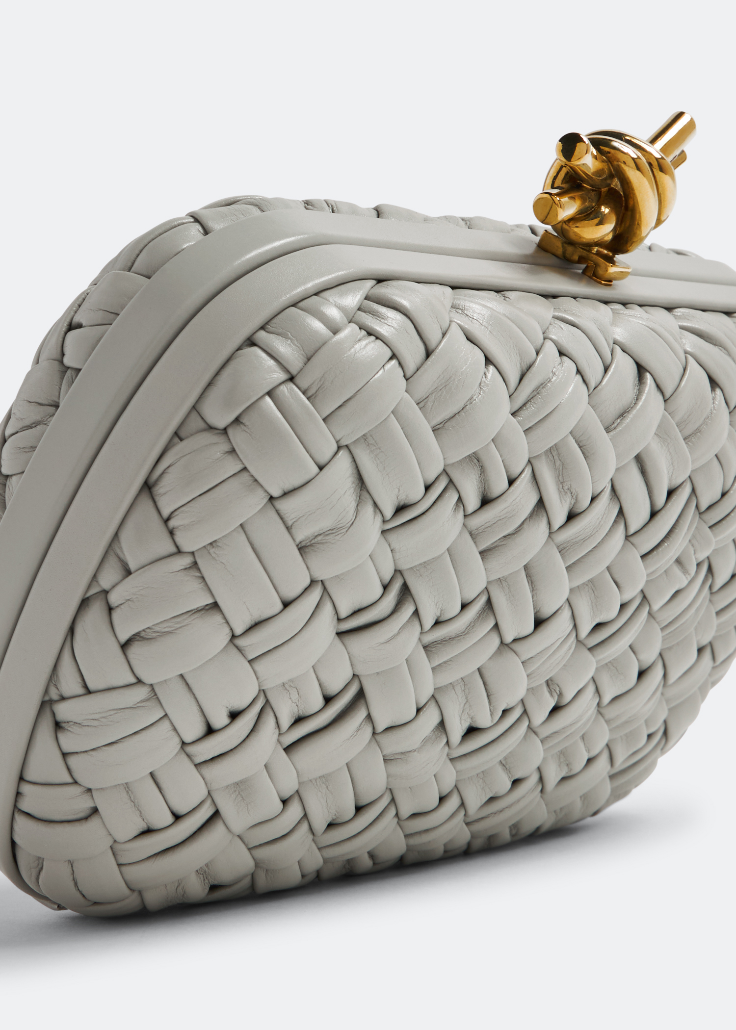 

Knot Minaudiere clutch, Grey