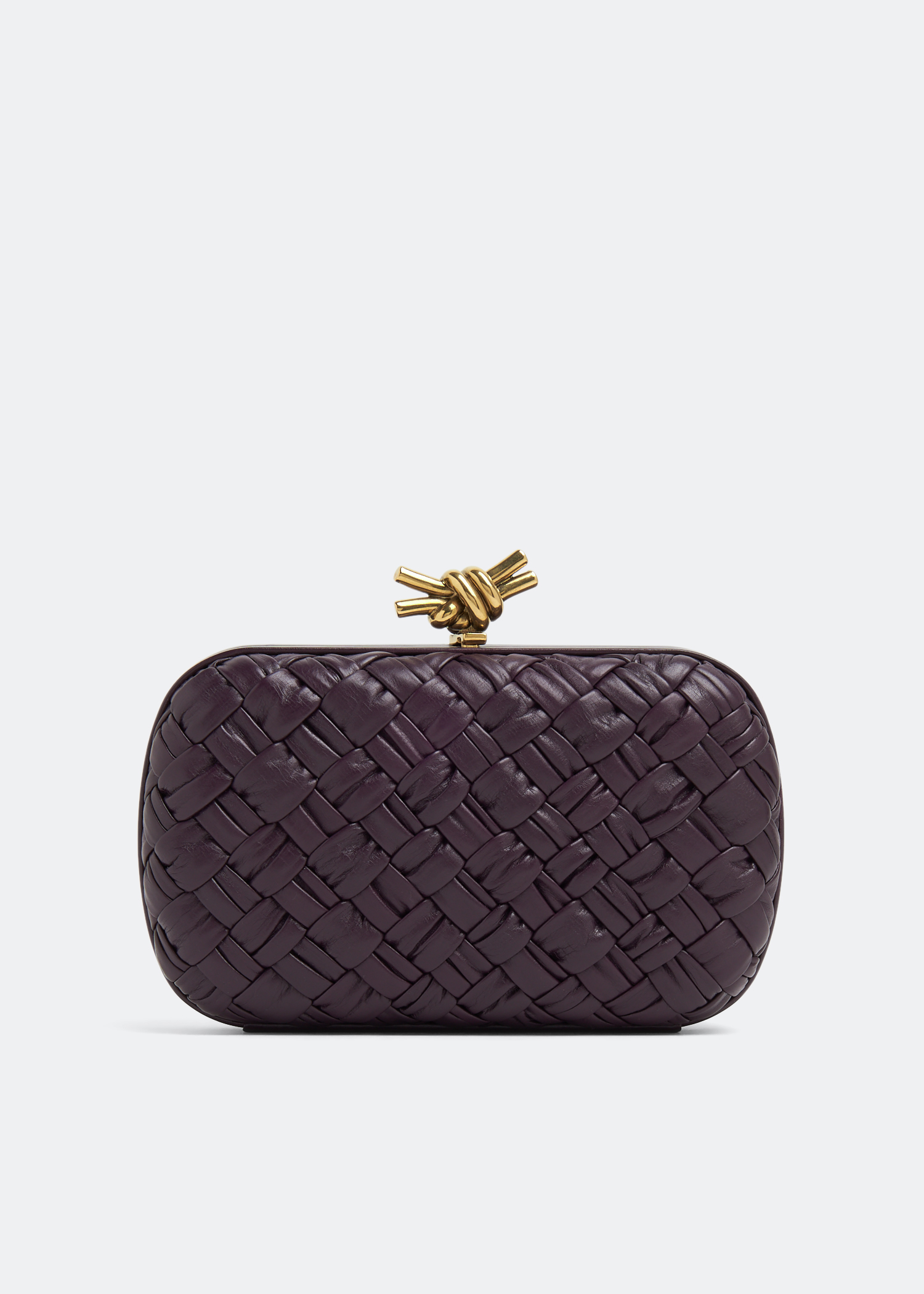 

Knot Minaudiere clutch, Purple