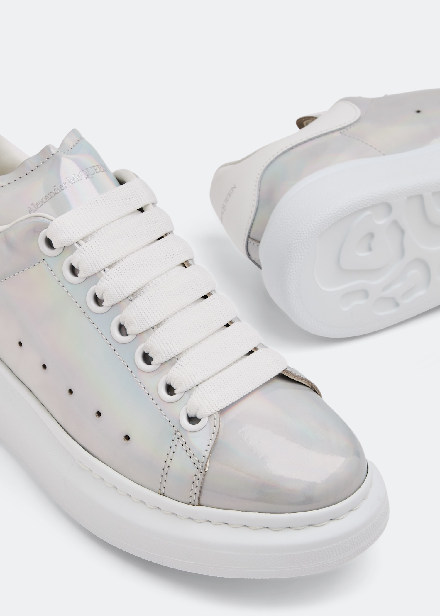 

Oversized sneakers, Silver