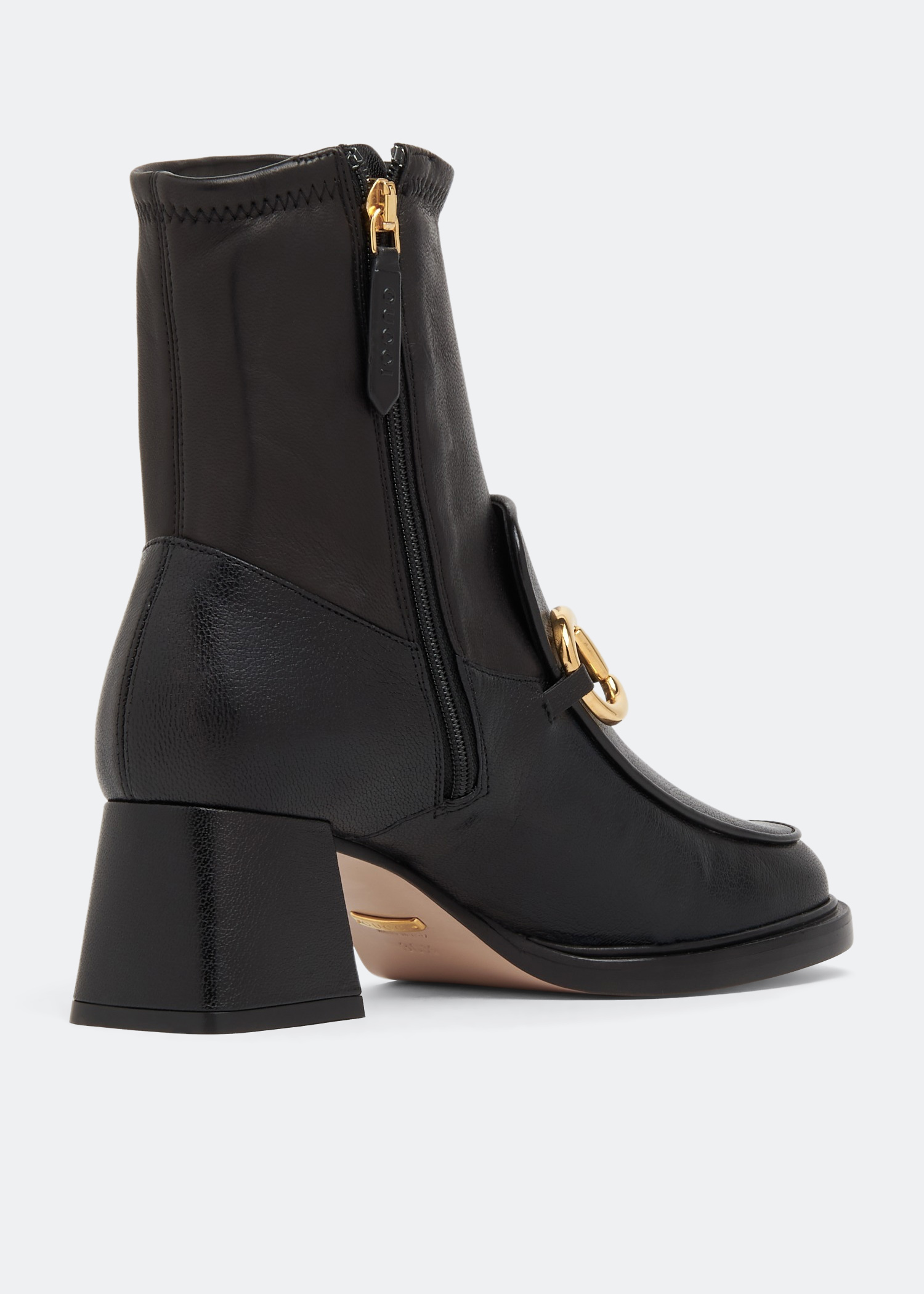 

Horsebit ankle boots, Black