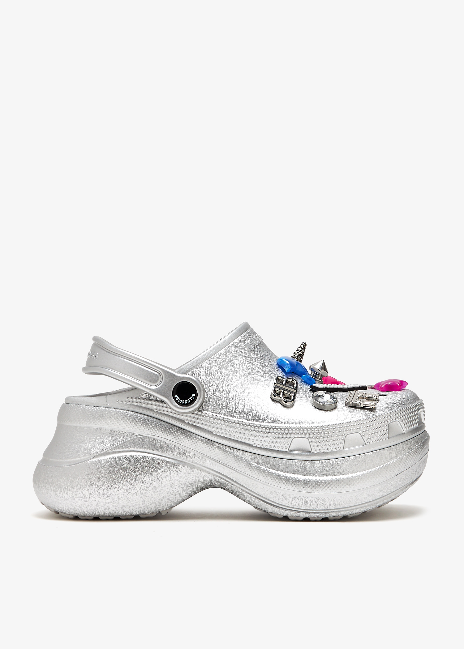 

x Crocs Jibbitz mules, Silver