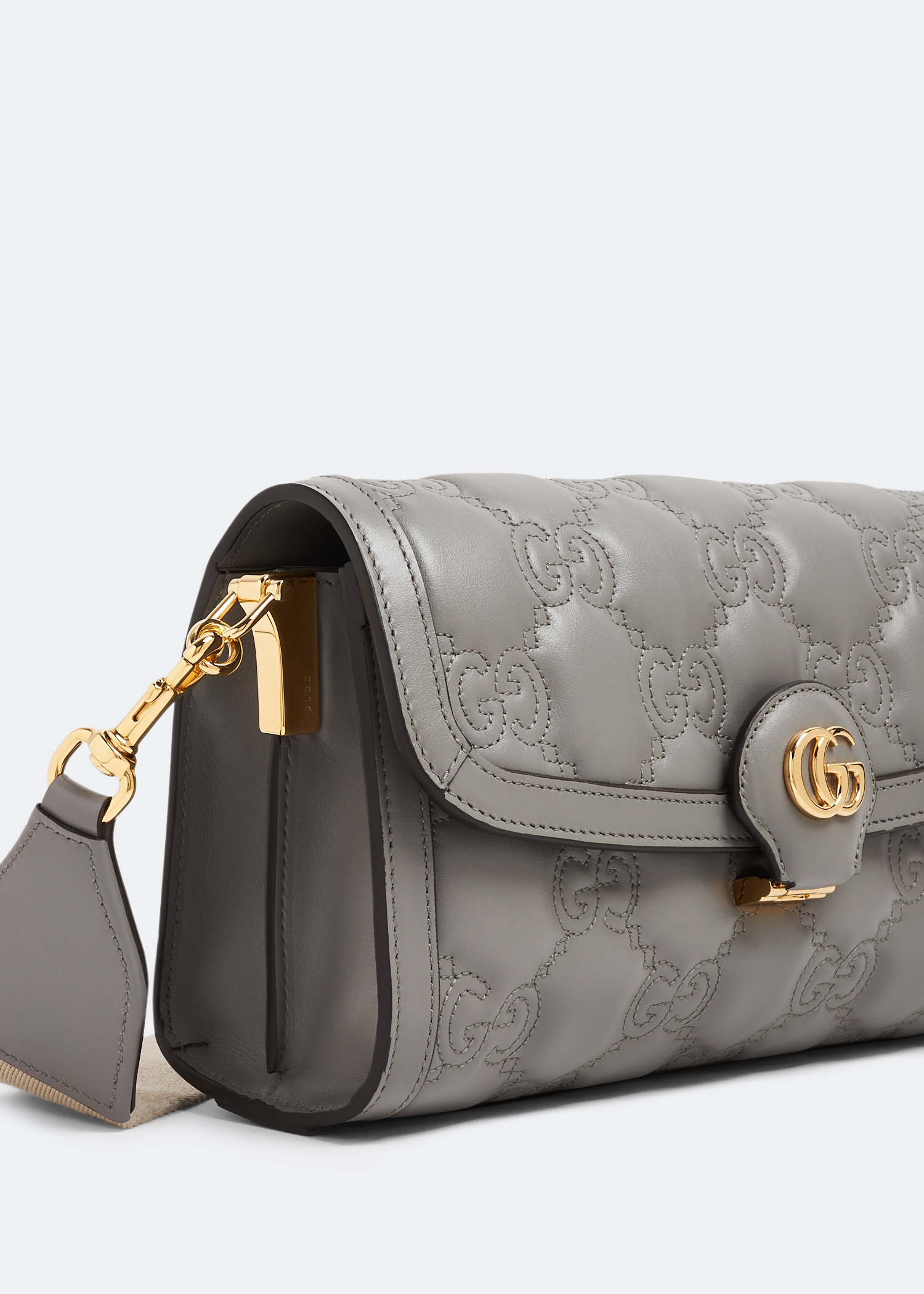 

GG Matelassé small bag, Grey
