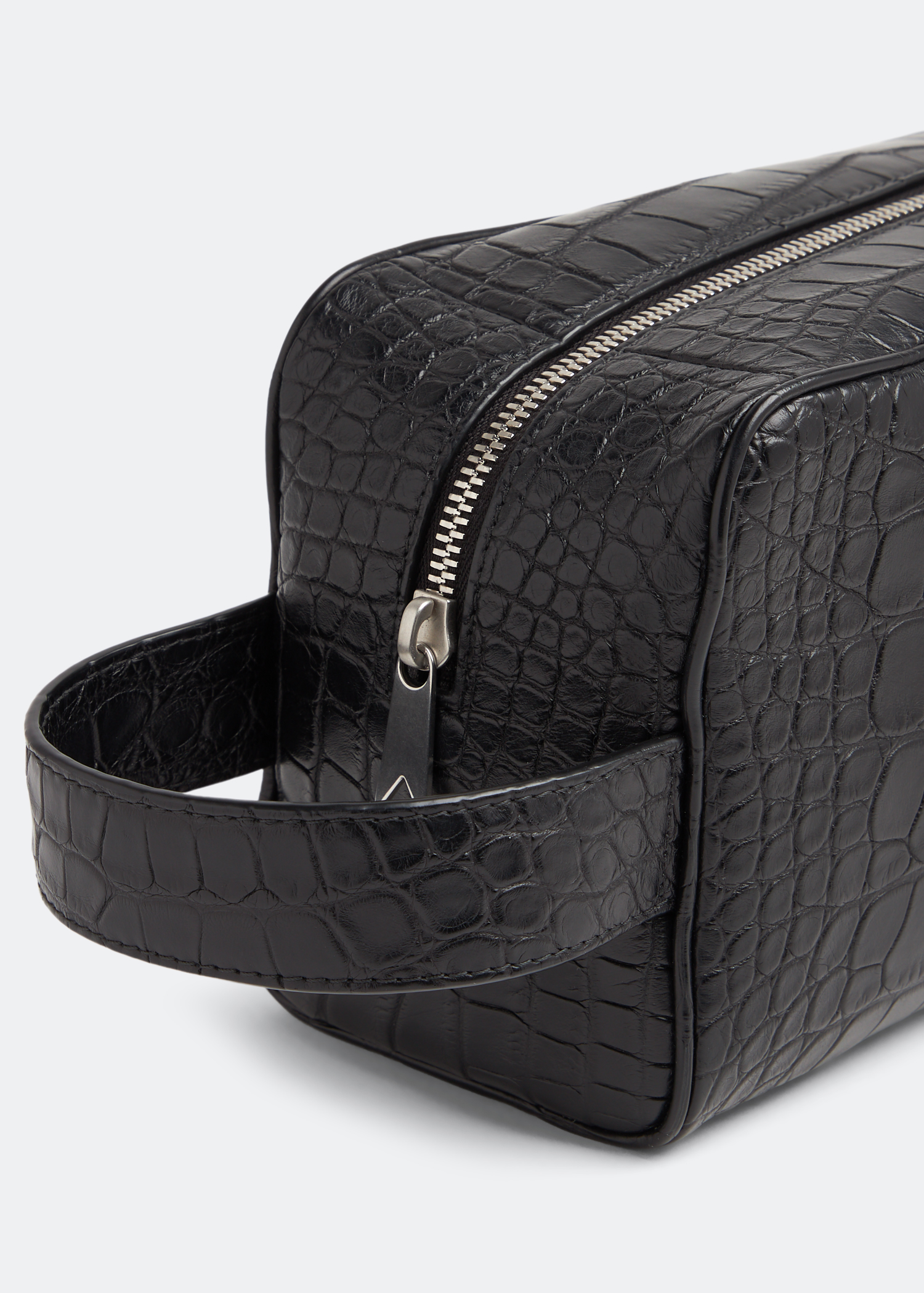 

Intrecciato travel pouch, Black