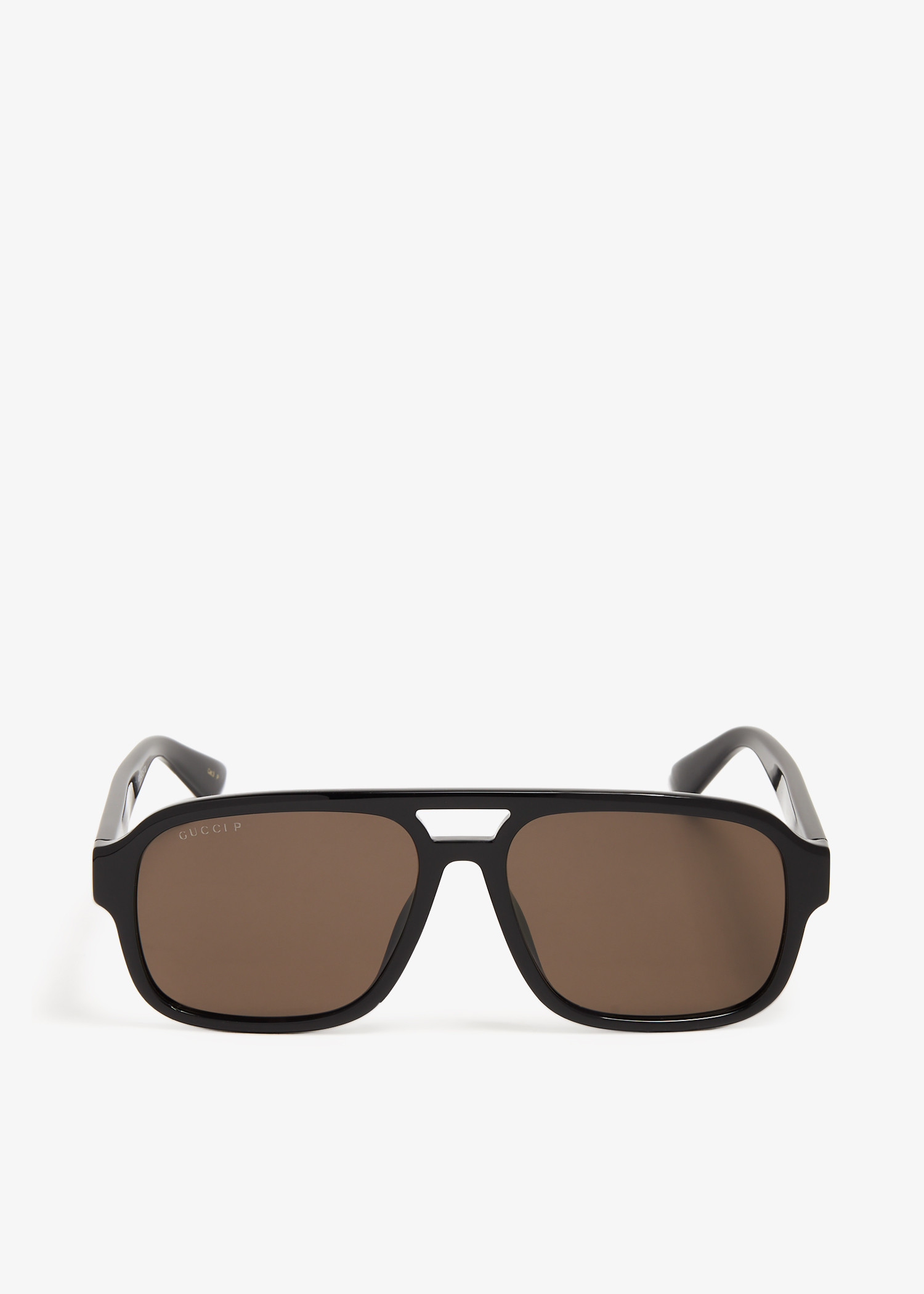 

Aviator frame sunglasses, Black
