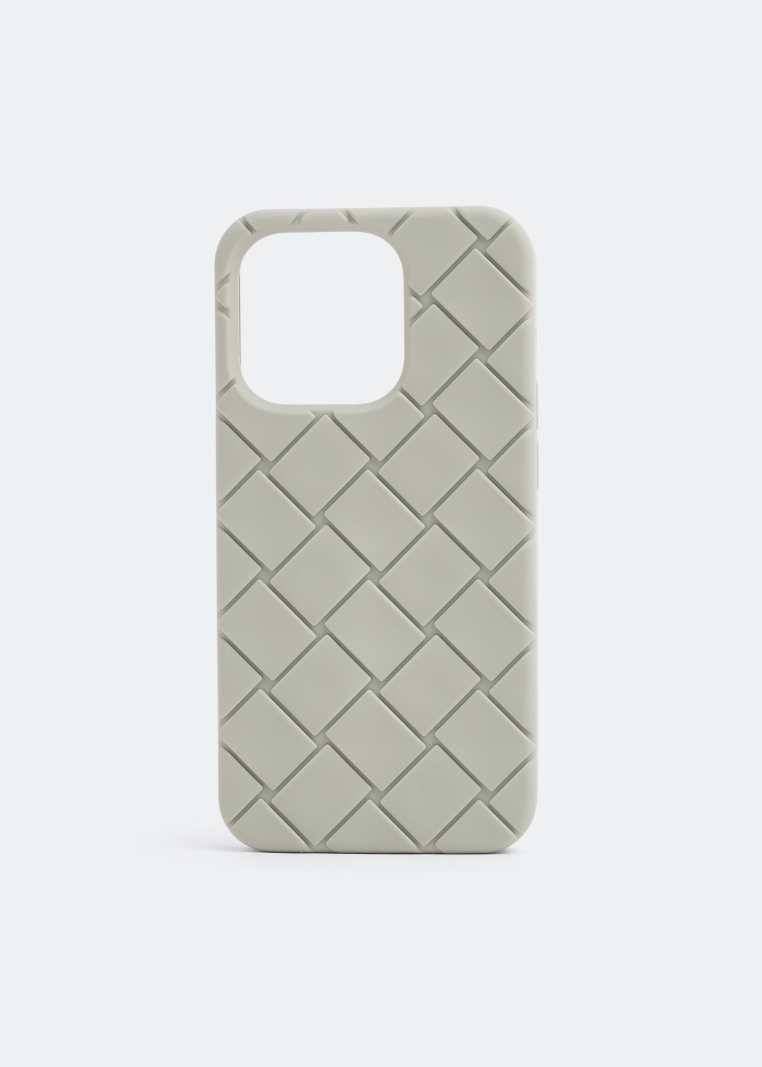 

Intrecciato iPhone 14 Pro case, Grey
