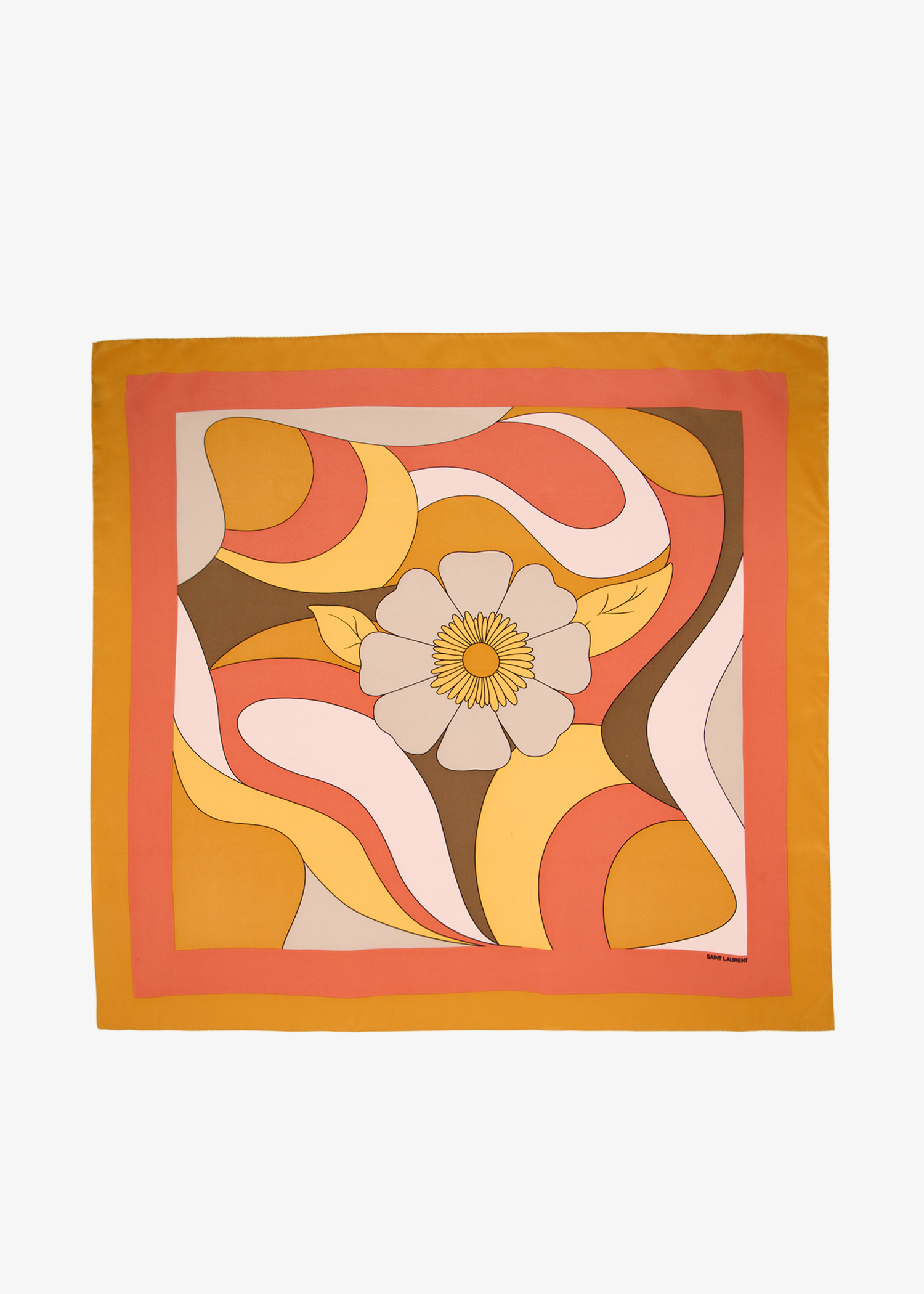 

Floral silk scarf, Printed