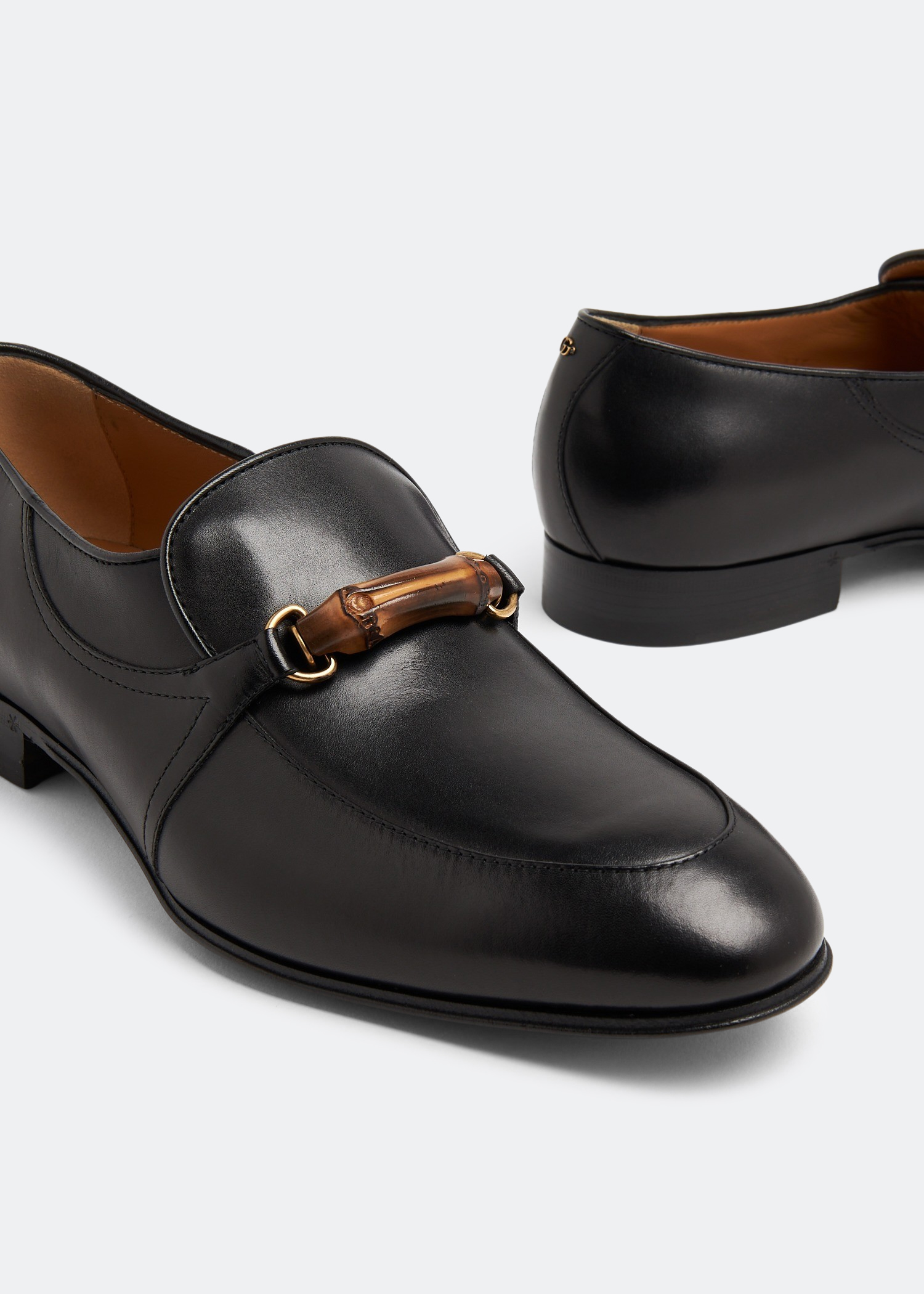 

Bamboo Horsebit loafers, Black