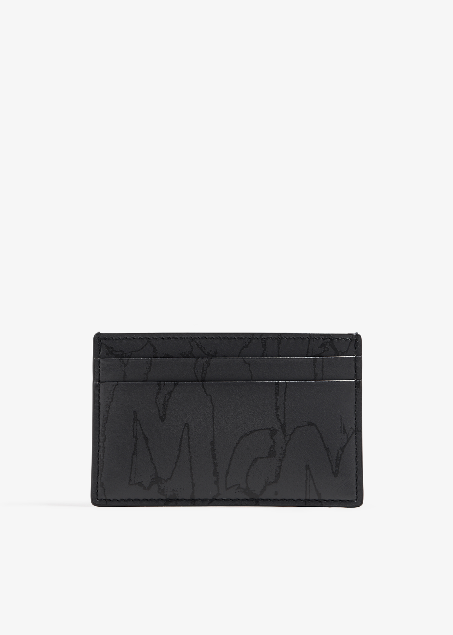 

Printed card holder, Black