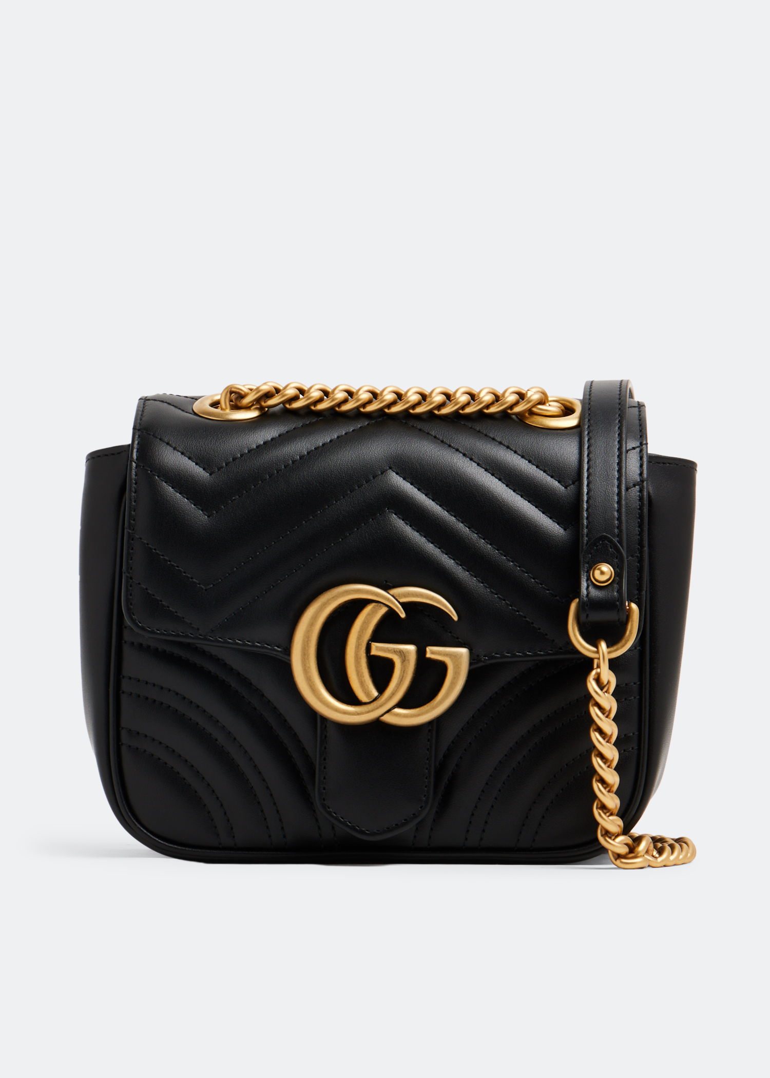 

GG Marmont mini shoulder bag, Black