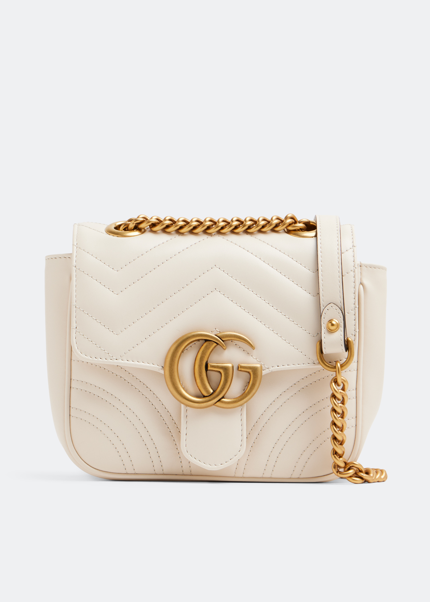 

GG Marmont mini shoulder bag, White