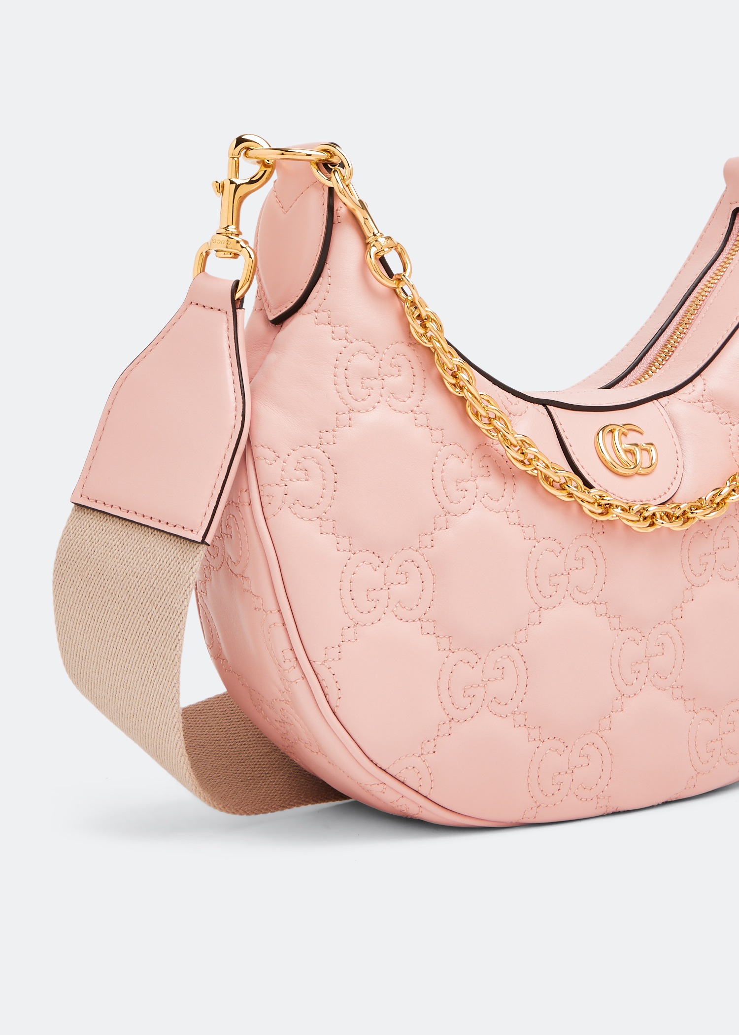 

GG Matelassé small shoulder bag, Pink