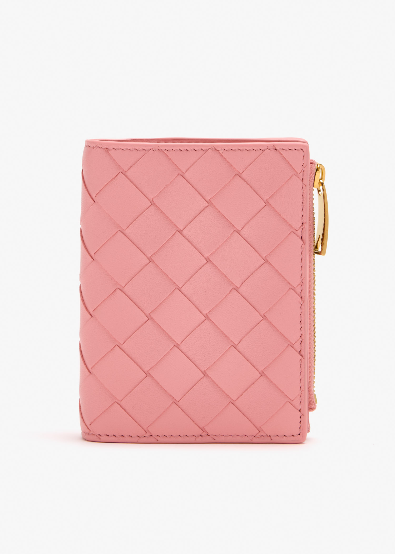 

Intrecciato Piccolo bi-fold wallet, Pink