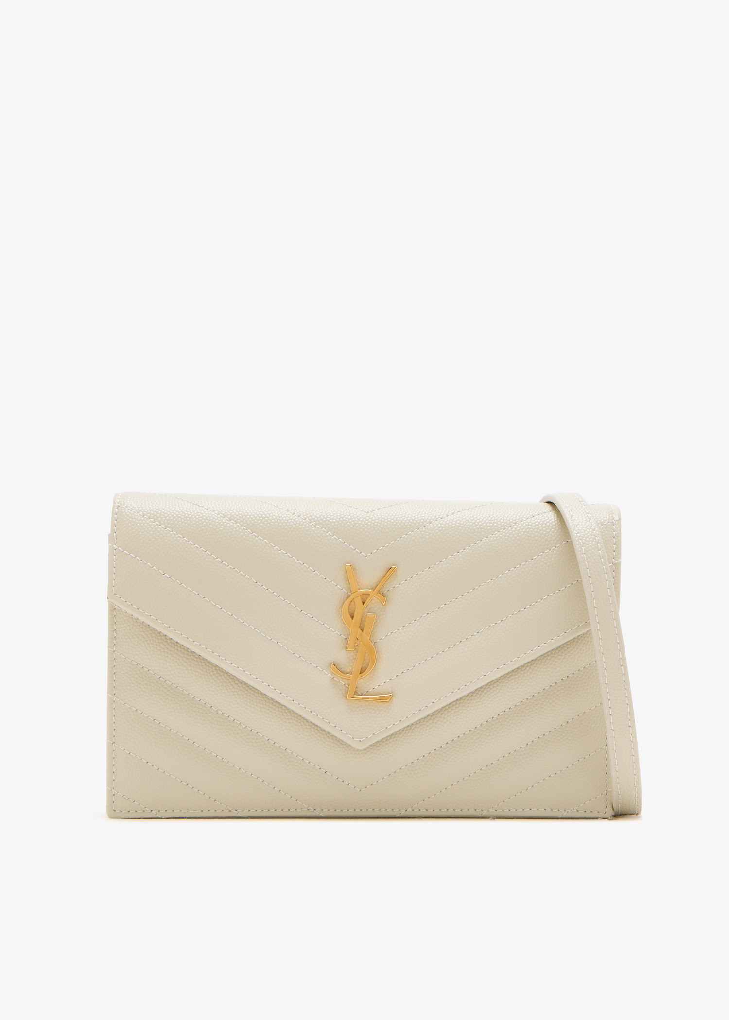 

Cassandre envelope chain wallet, Cream