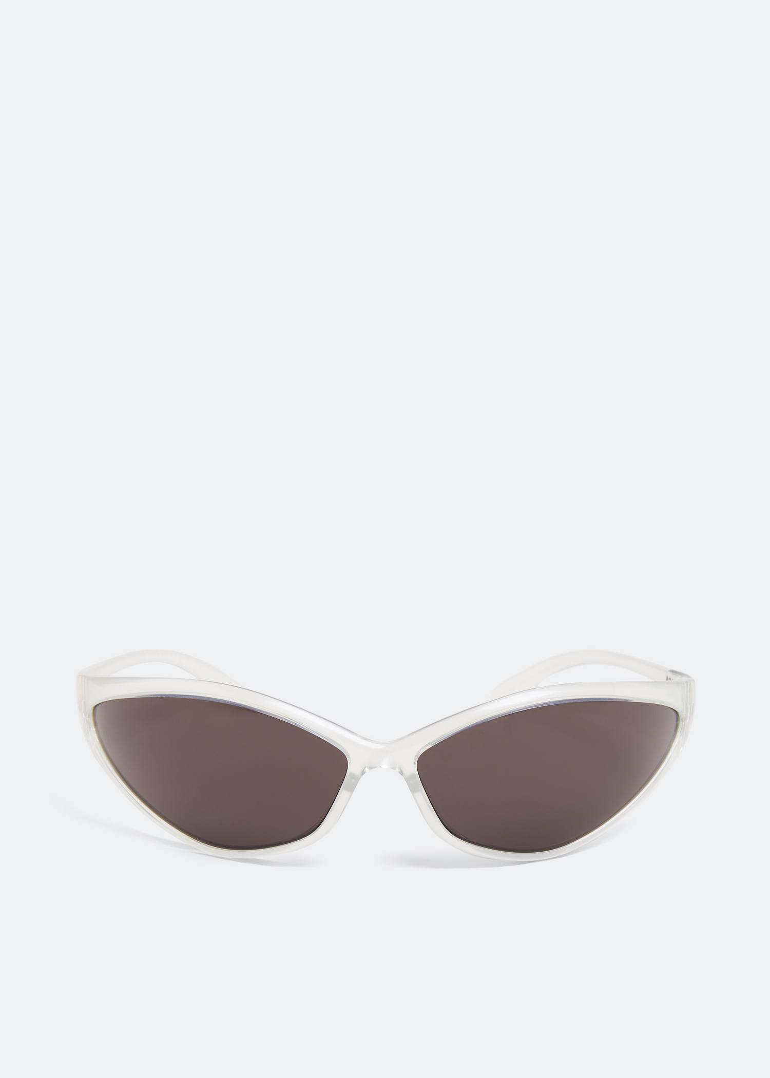 

90s Oval sunglasses, White