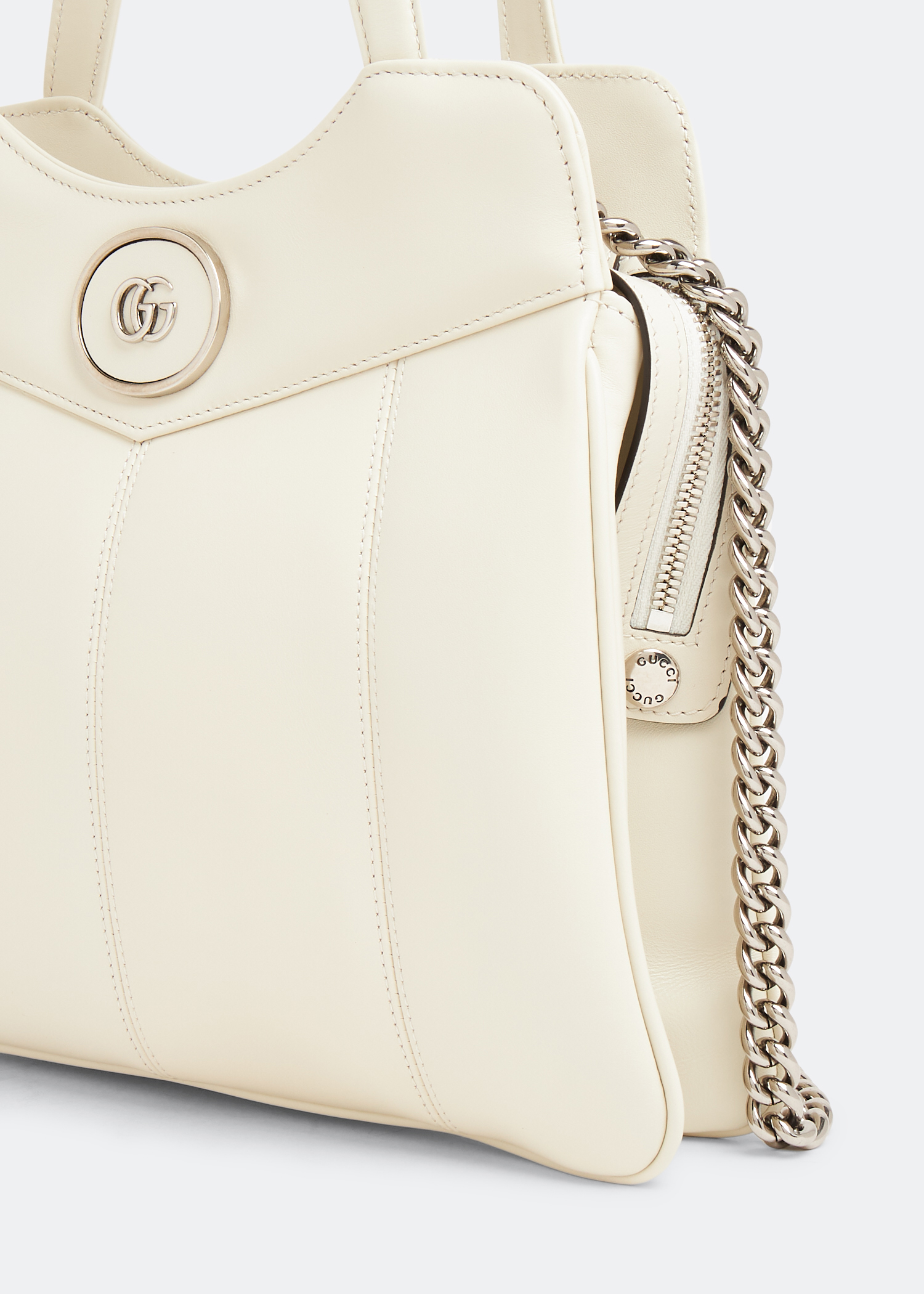 

Petite GG small tote bag, White