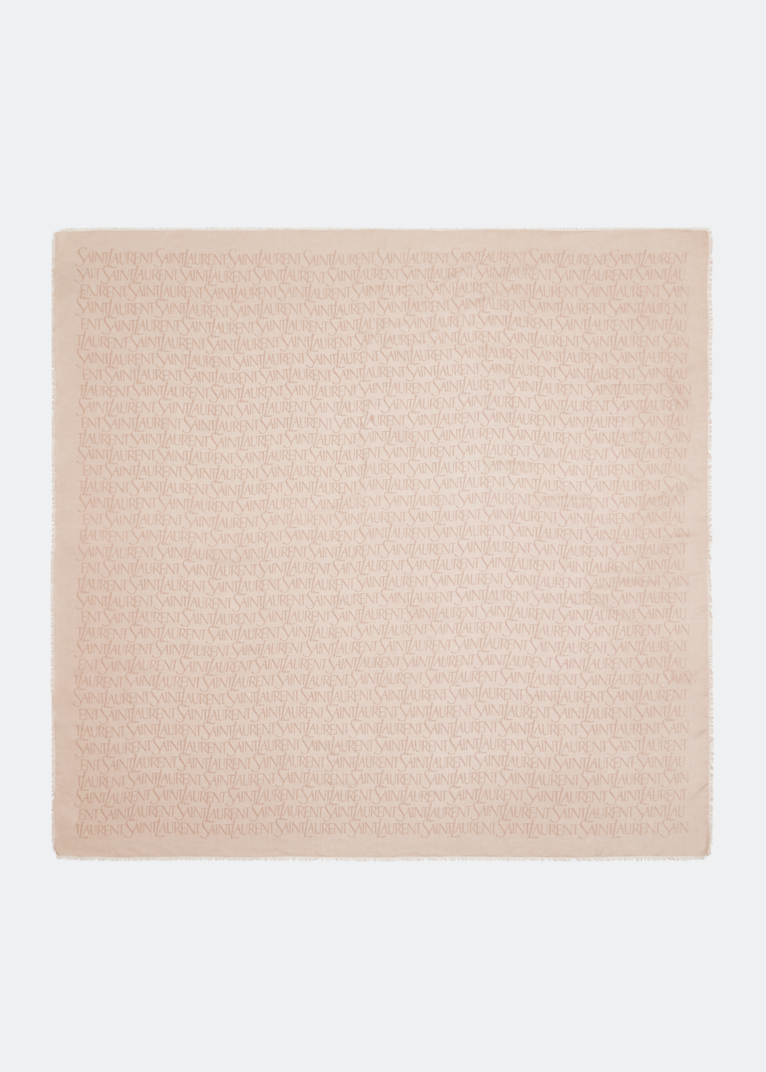 

Large logo square scarf, Beige